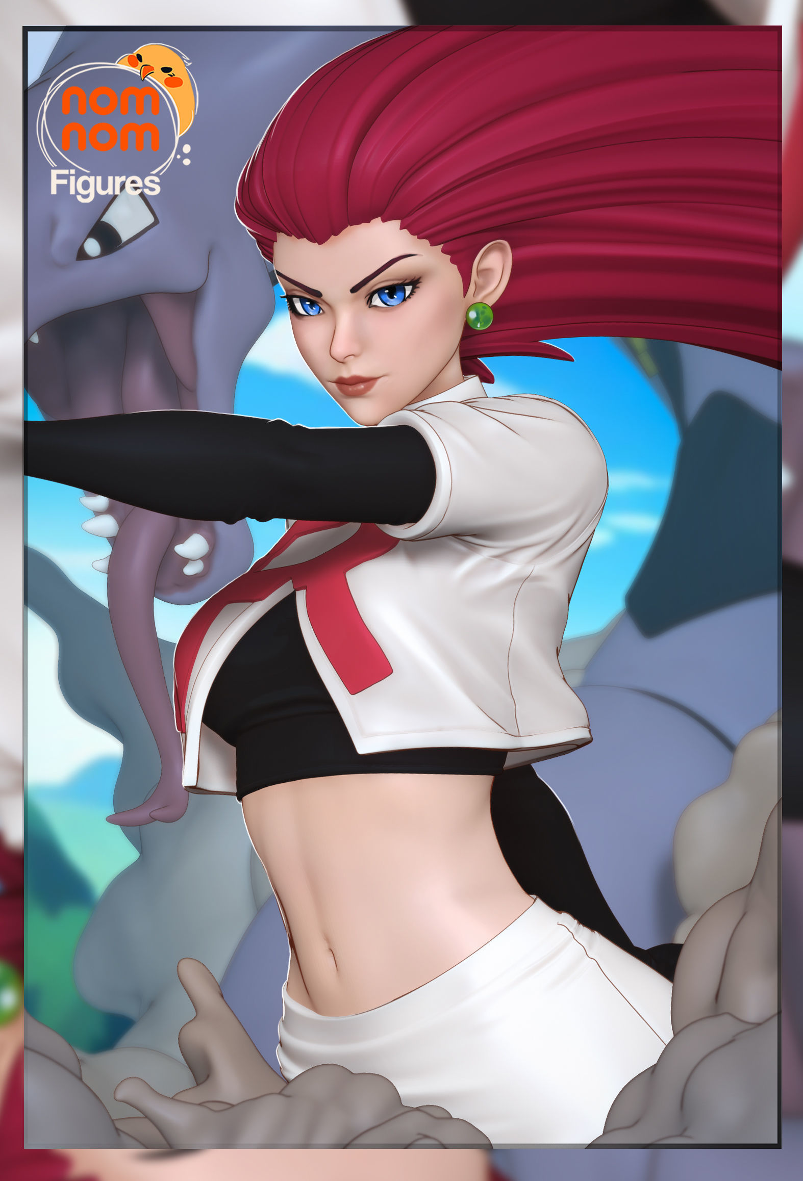 Team Rocket - Diorama Pokemon 3D print model_6