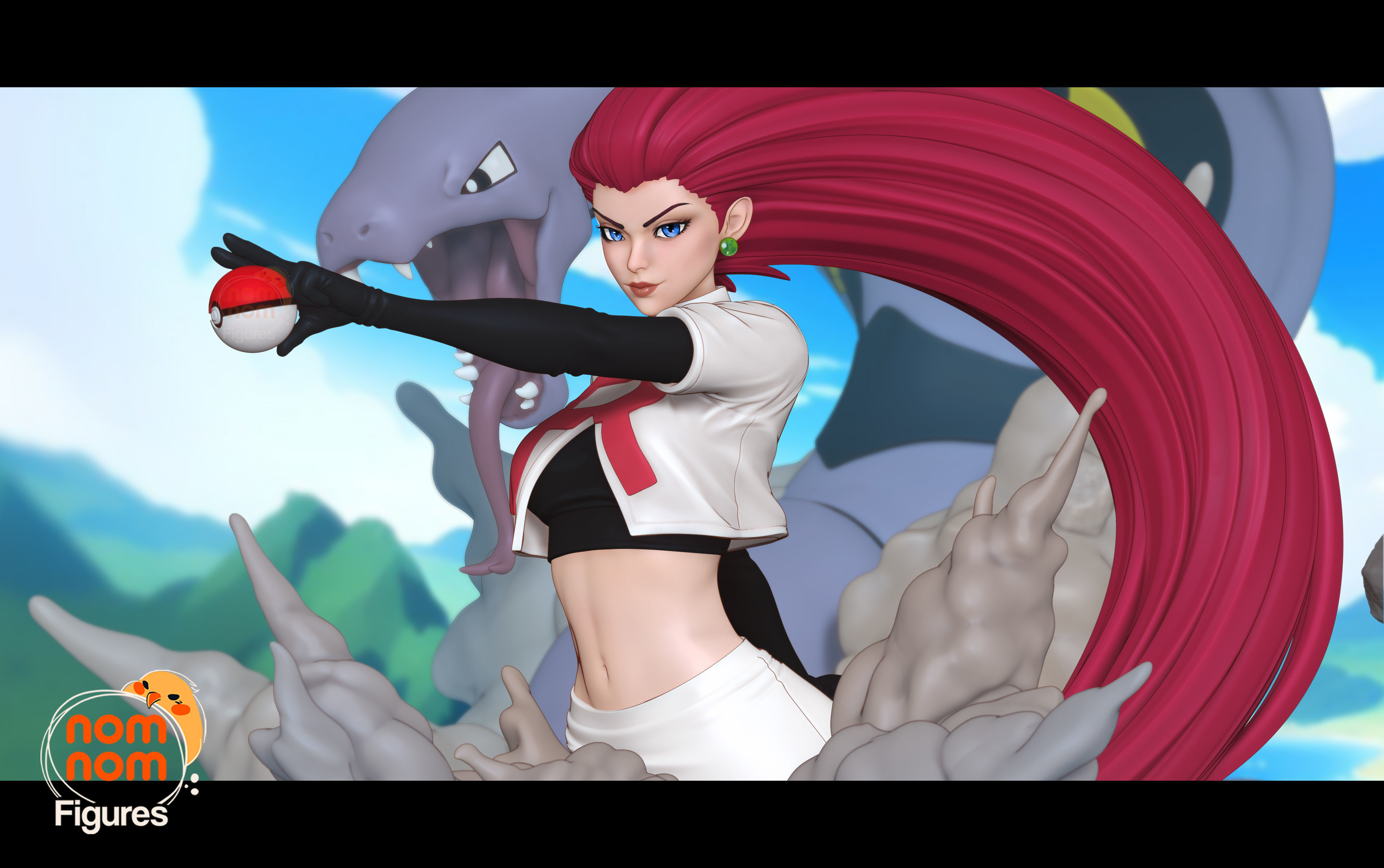 Team Rocket - Diorama Pokemon 3D print model_5