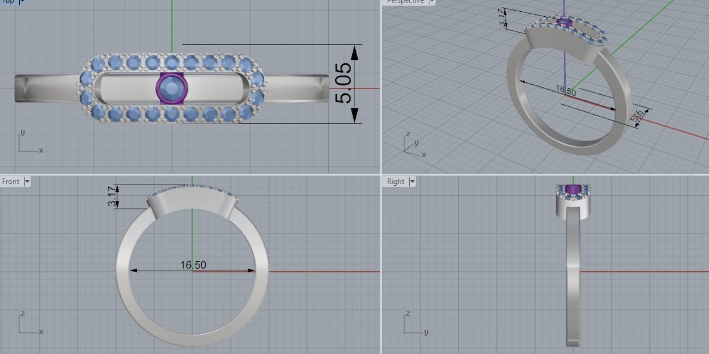Ring missika 3D print model_6