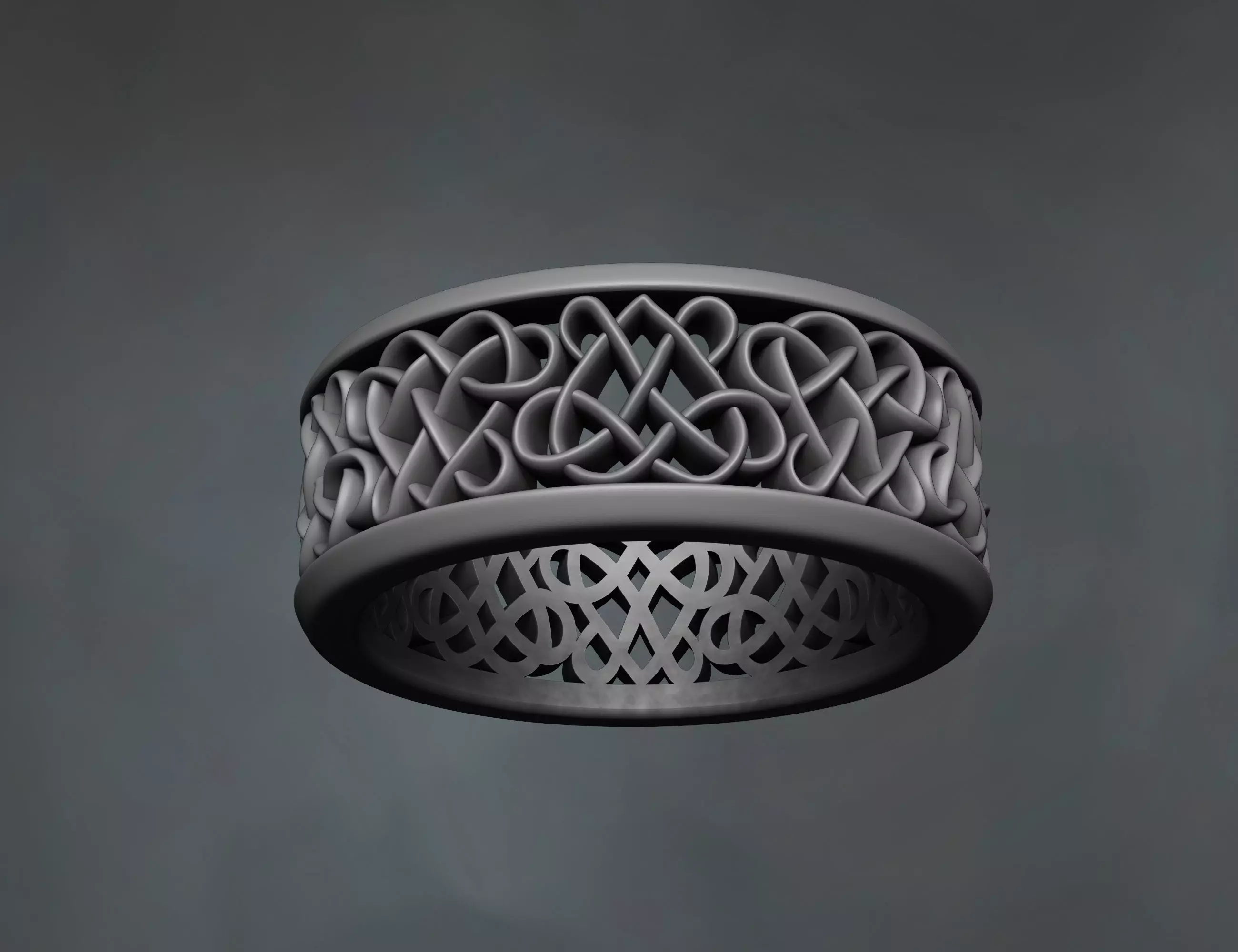 Celtic knot wedding ring Free 3D print model