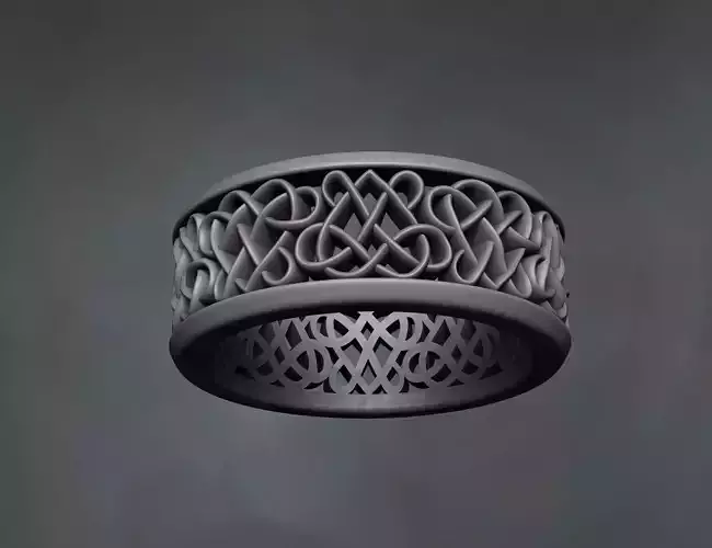 Celtic knot wedding ring