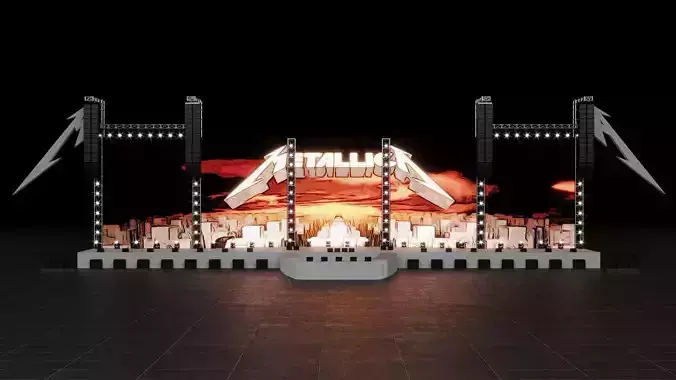 Concert Stage Metallica Slane Castle 2019