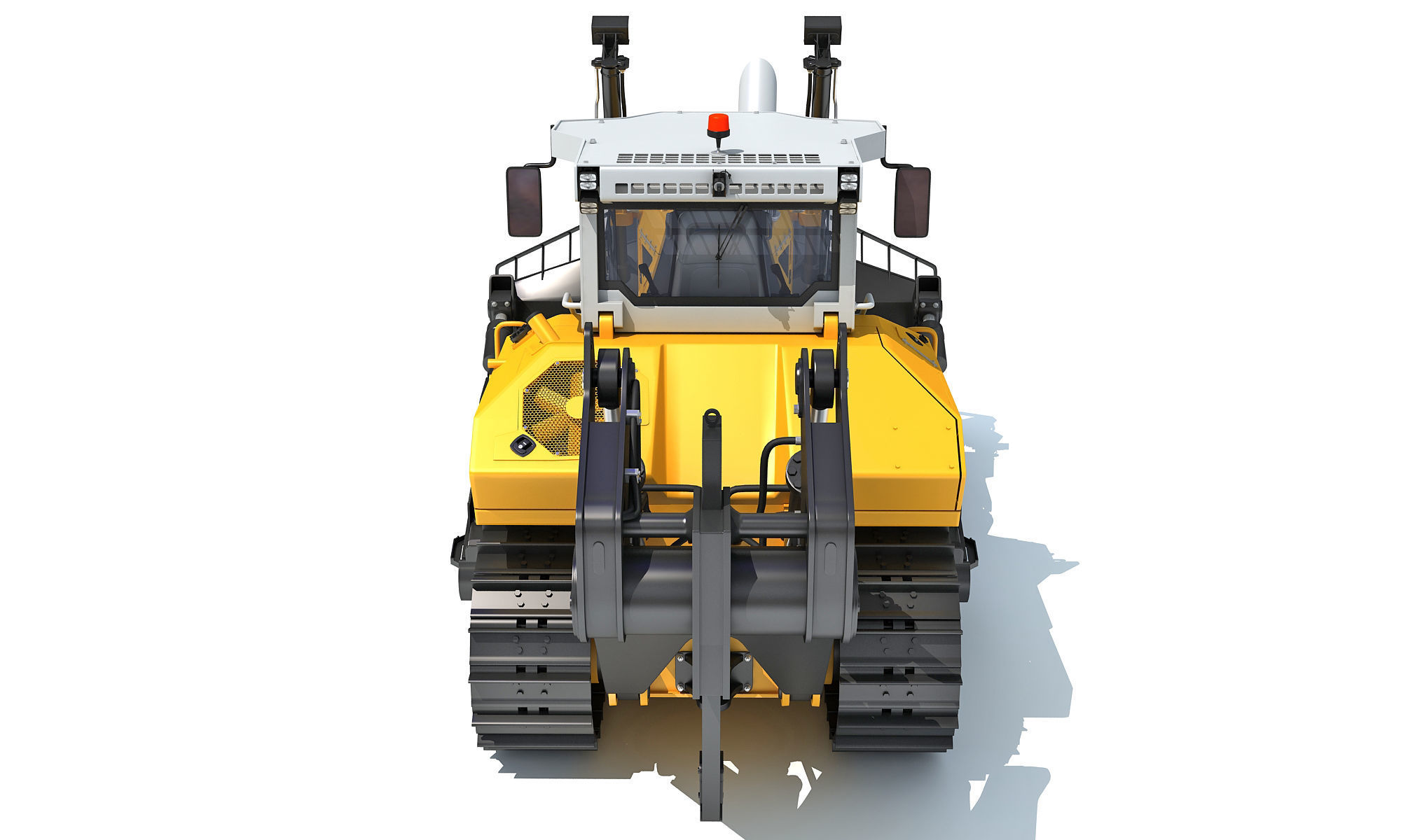 Mining Crawler Dozer 3D model_4
