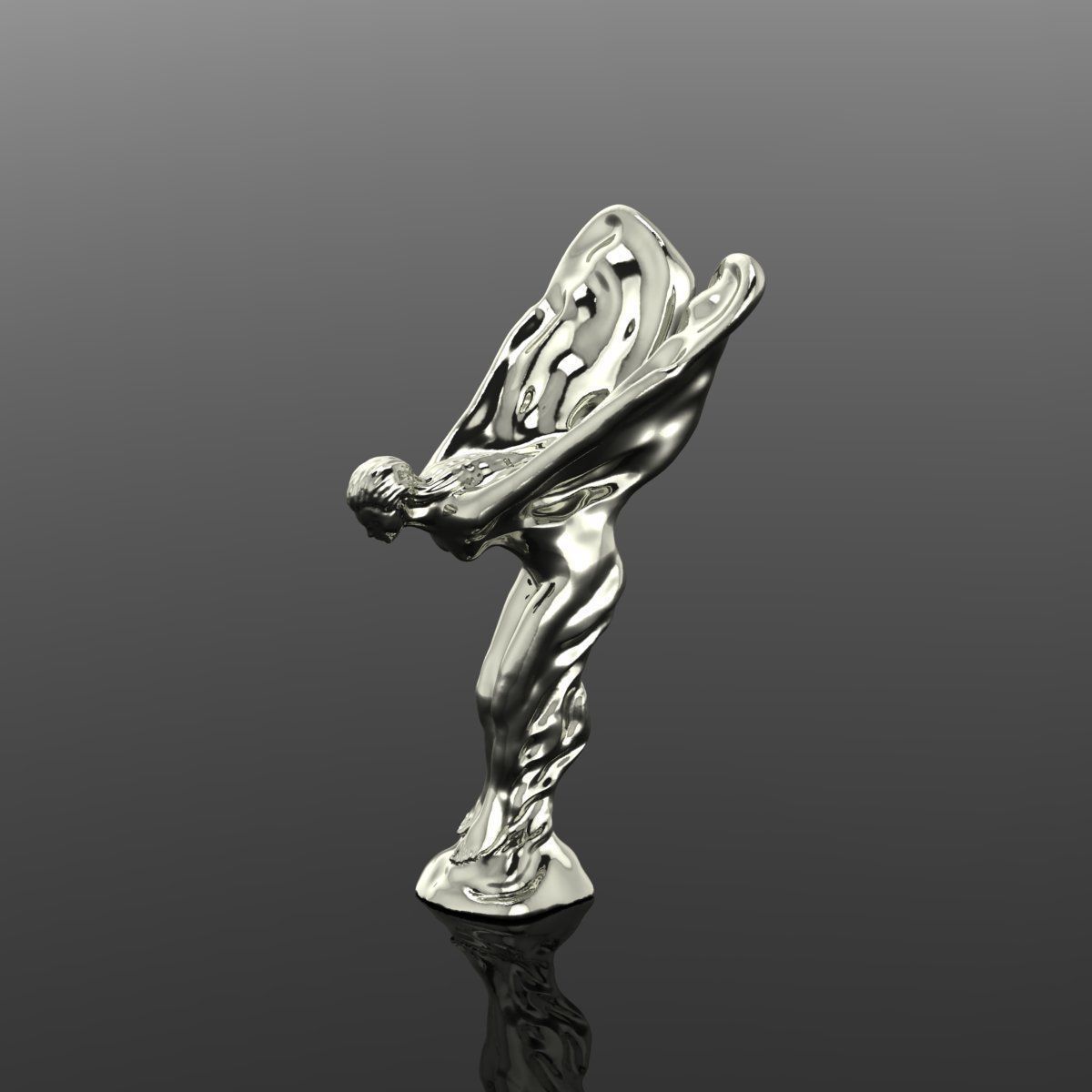 Rolls Royce logo 3D model_1