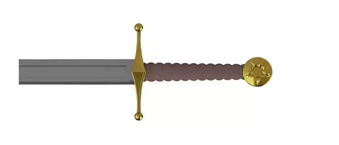 Two-Handed Great Sword 3D Model 