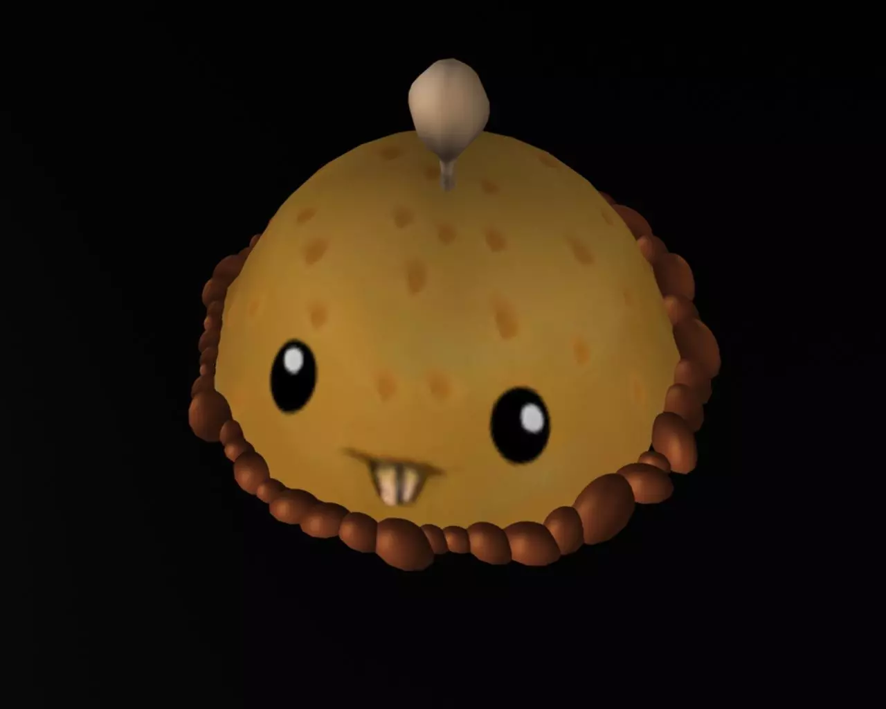 Cartoon Mine Low-poly 3D model_0