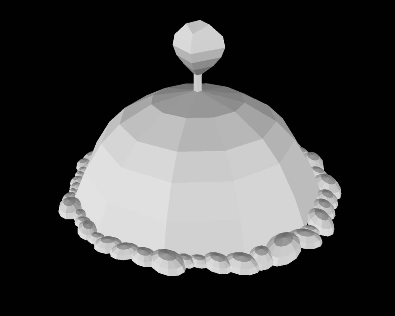 Cartoon Mine Low-poly 3D model_3