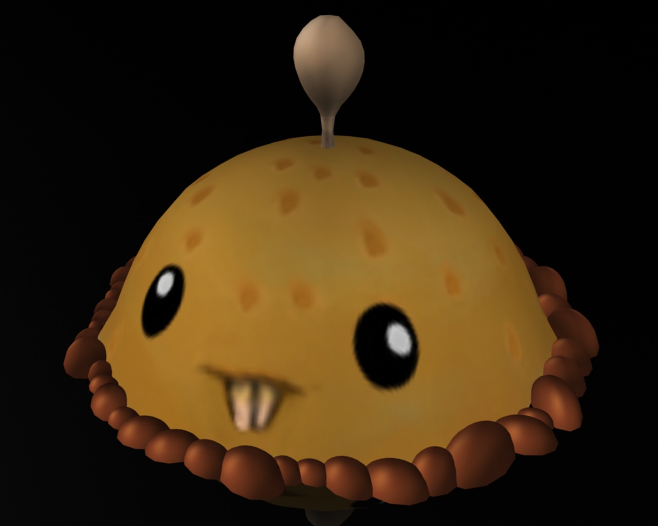 Cartoon Mine Low-poly 3D model_2