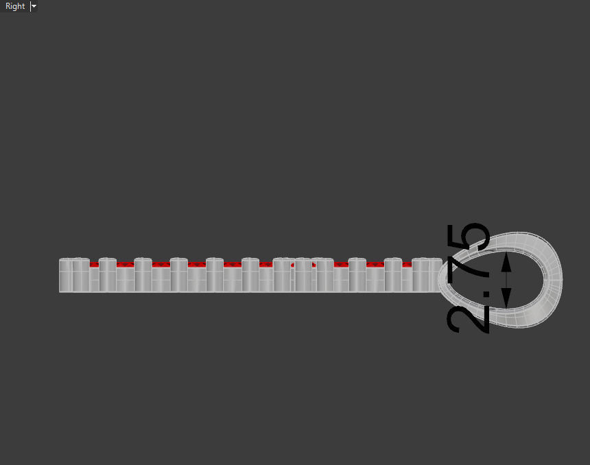 Cross pendant with gems 3D print model_16