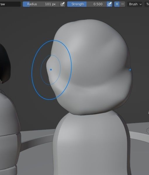 Animated Valentine Day 3D Model Eternal Love kiss Circle Low-poly 3D model_7