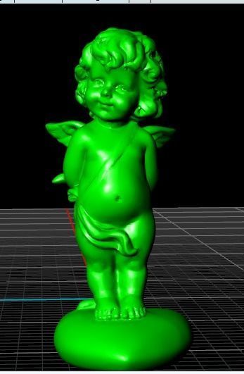 angel pendant zbrush version 3D print model_5