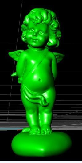 angel pendant zbrush version 3D print model_9