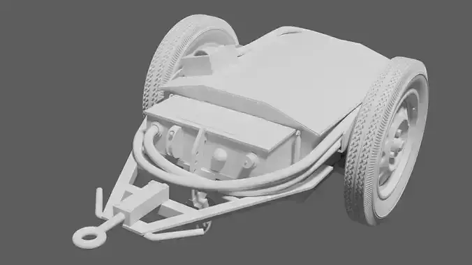 RAF Trolley-Acc Starter 3D print model