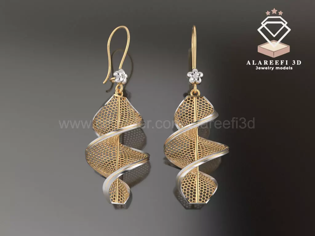 Collection 4   -12 Turkish Earrings Exclusive for the first time 3D print model_0