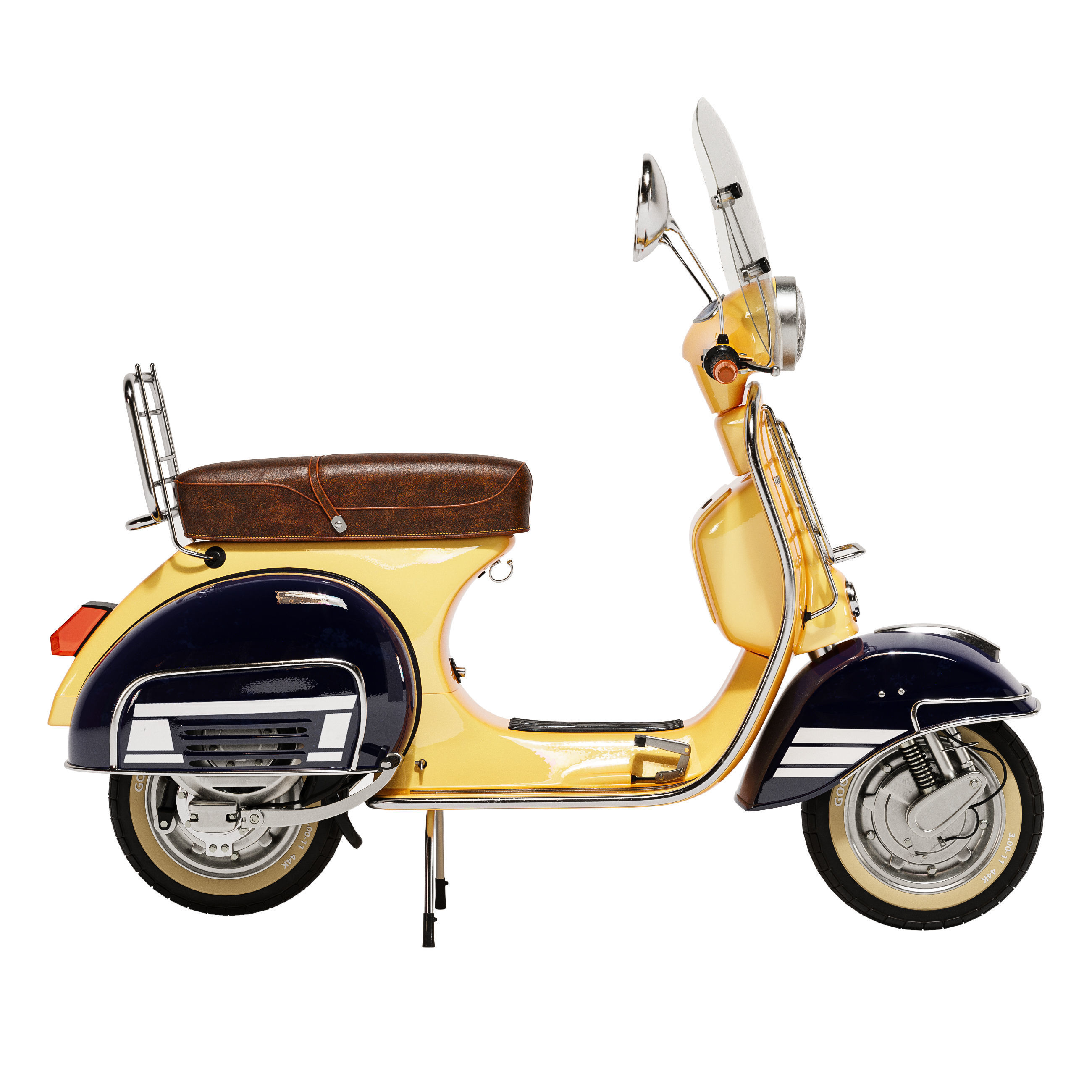 Vespa 5 3D model_2