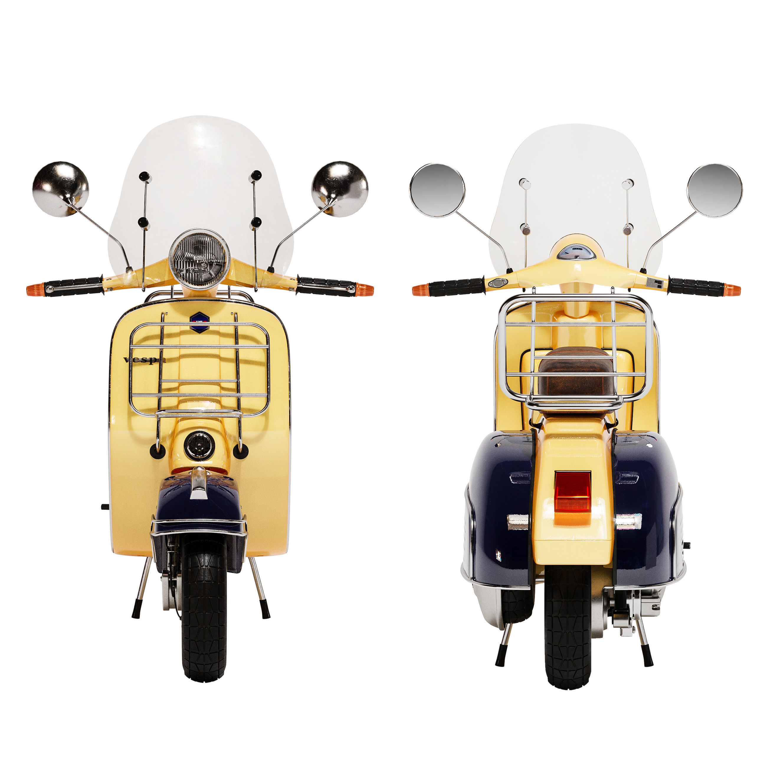 Vespa 5 3D model_3