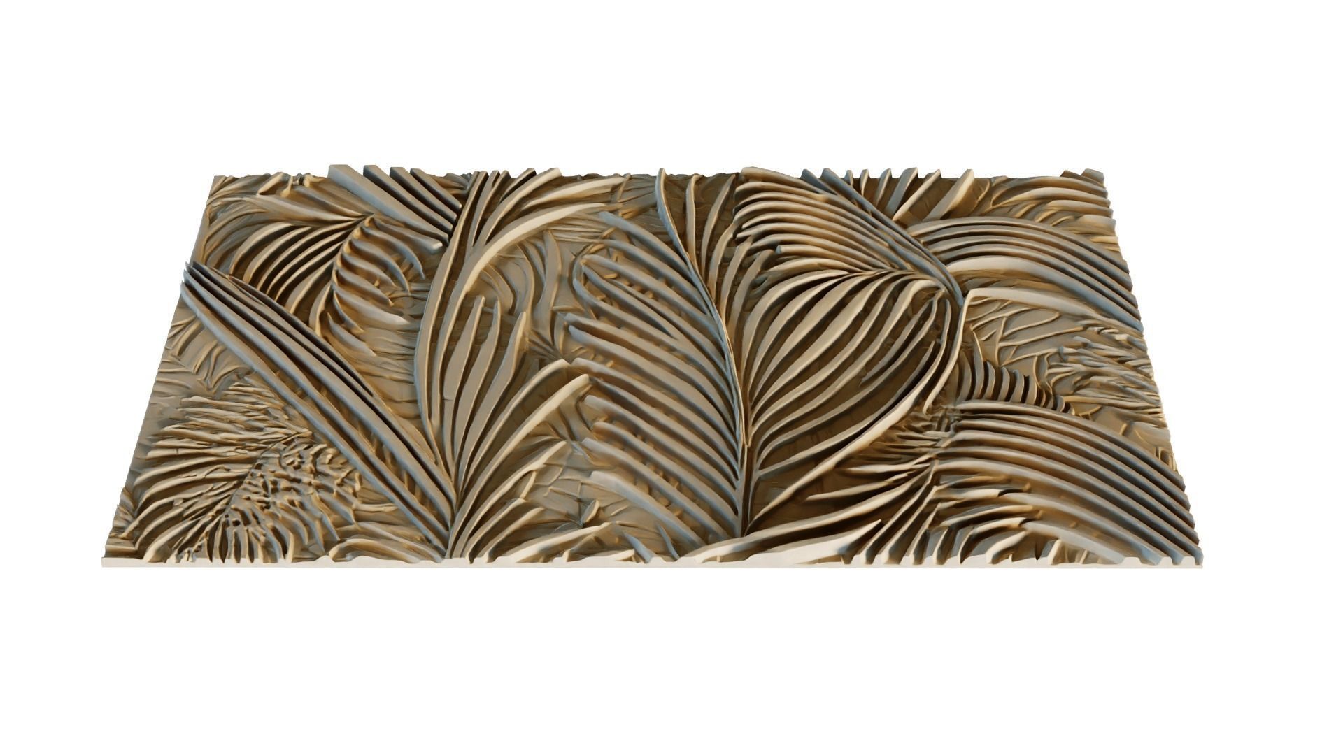 mural decor set wall panel 20 3D model_1