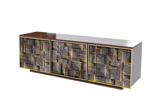 Modern Cabinet Decorative Luxury 3D model
