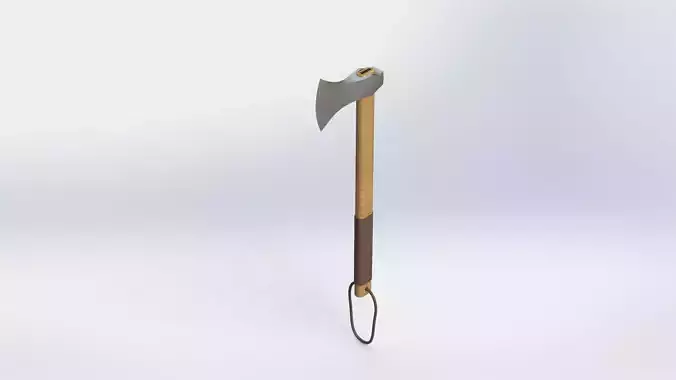 WG 7014 - Axe v1 Low-poly 3D model