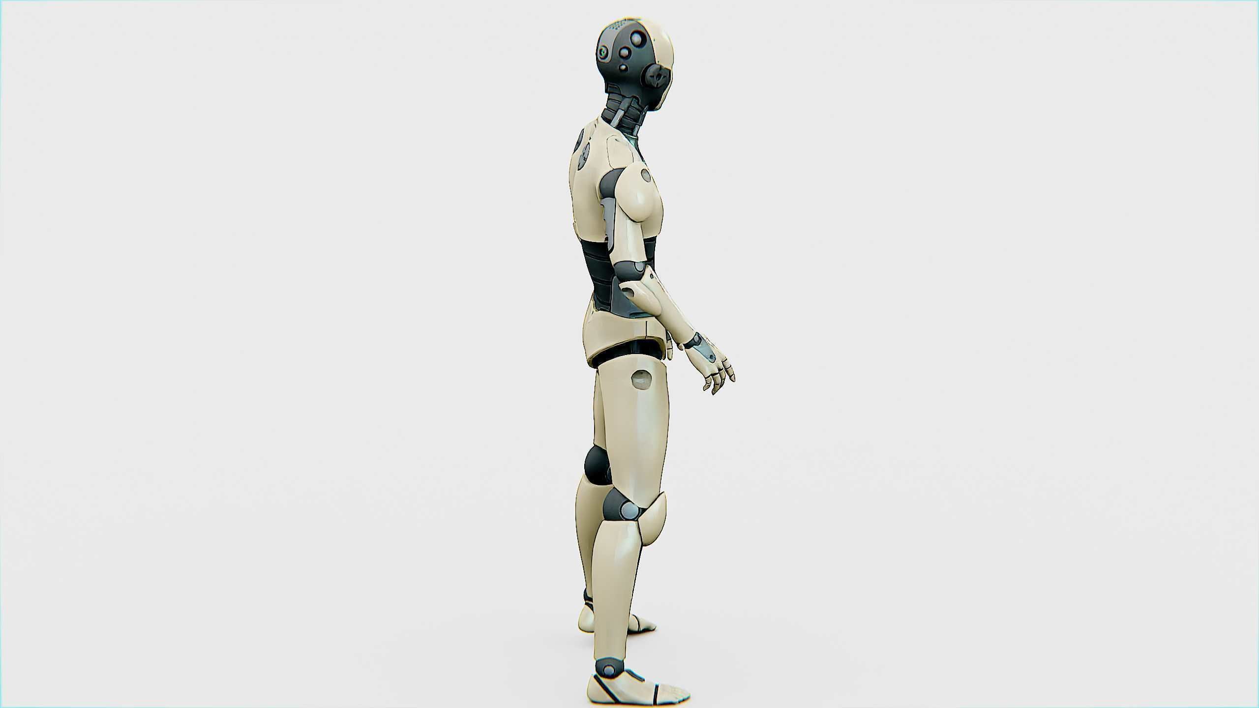 ANDROID M-3000  Rigged for Unreal Engine - Unity - MIXAMO  3D model_10
