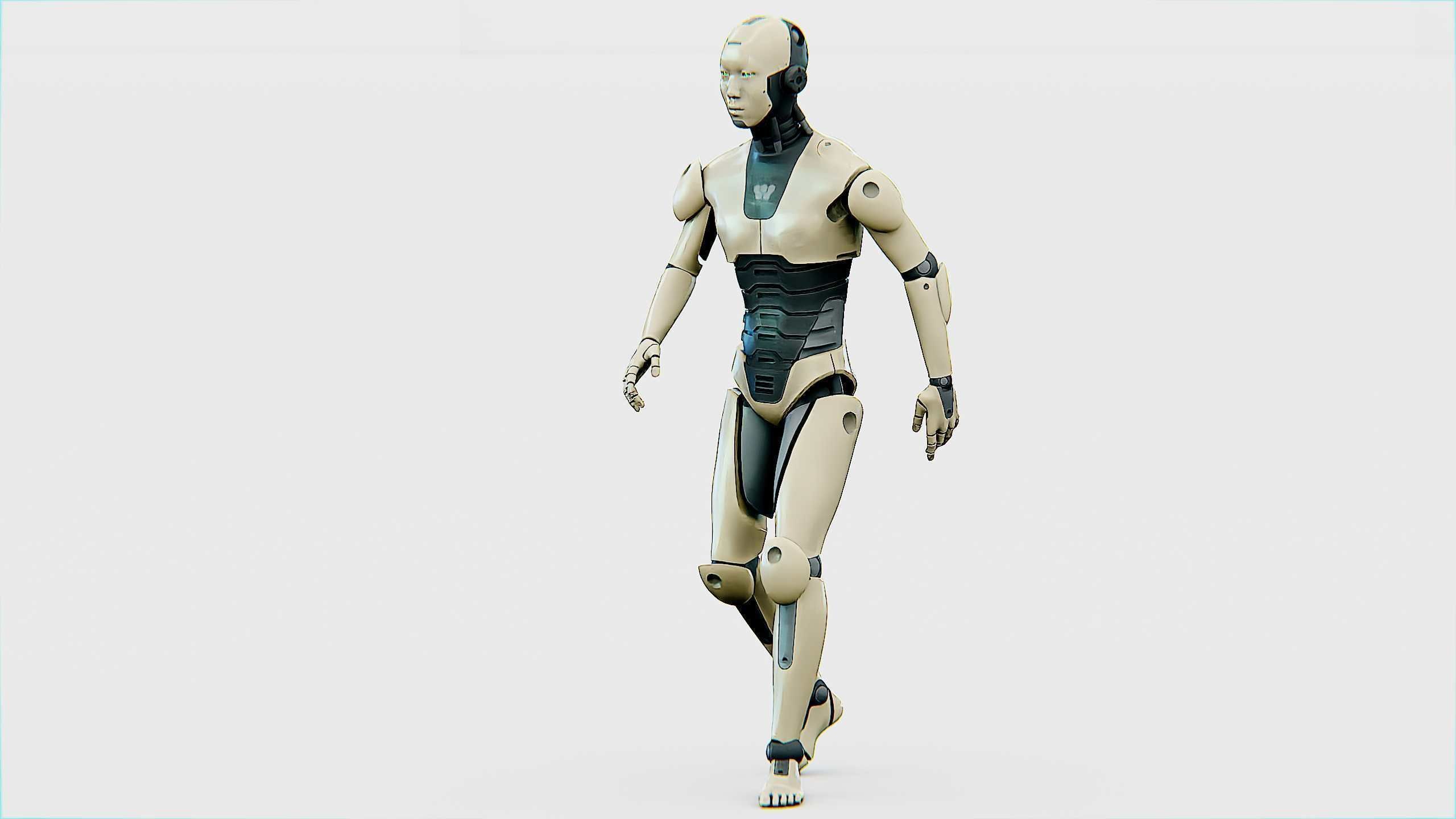 ANDROID M-3000  Rigged for Unreal Engine - Unity - MIXAMO  3D model_26