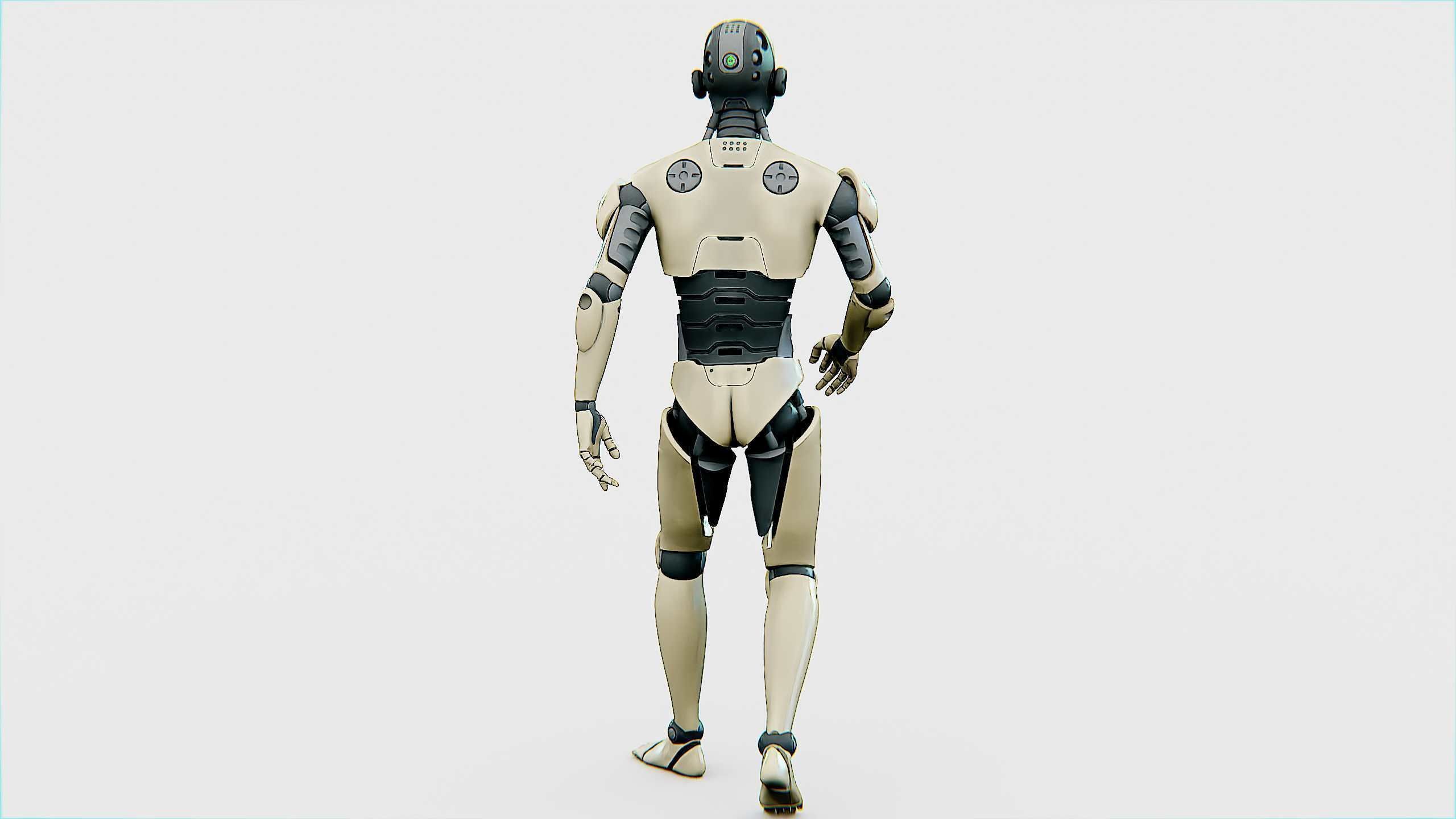 ANDROID M-3000  Rigged for Unreal Engine - Unity - MIXAMO  3D model_29
