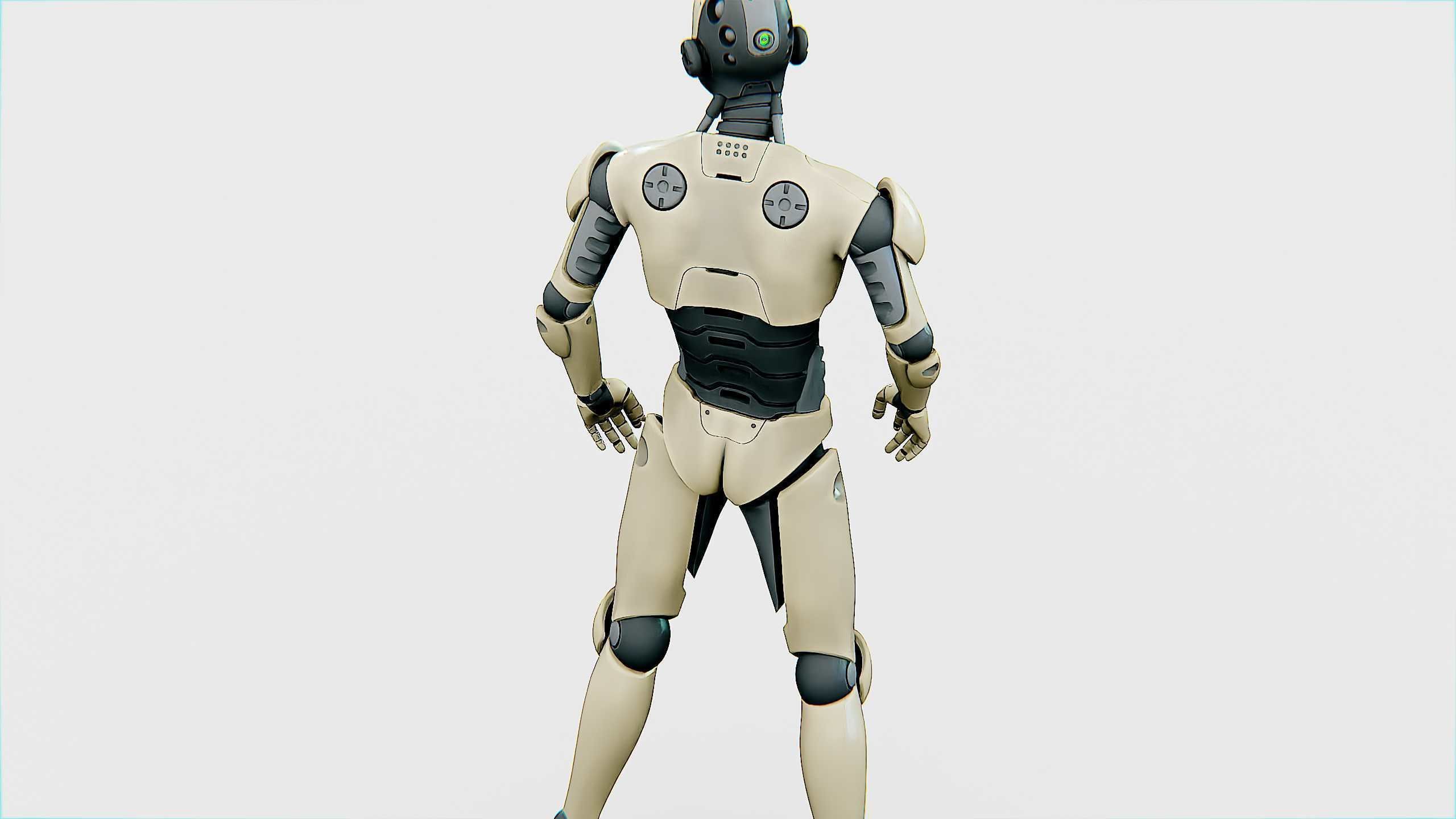 ANDROID M-3000  Rigged for Unreal Engine - Unity - MIXAMO  3D model_22