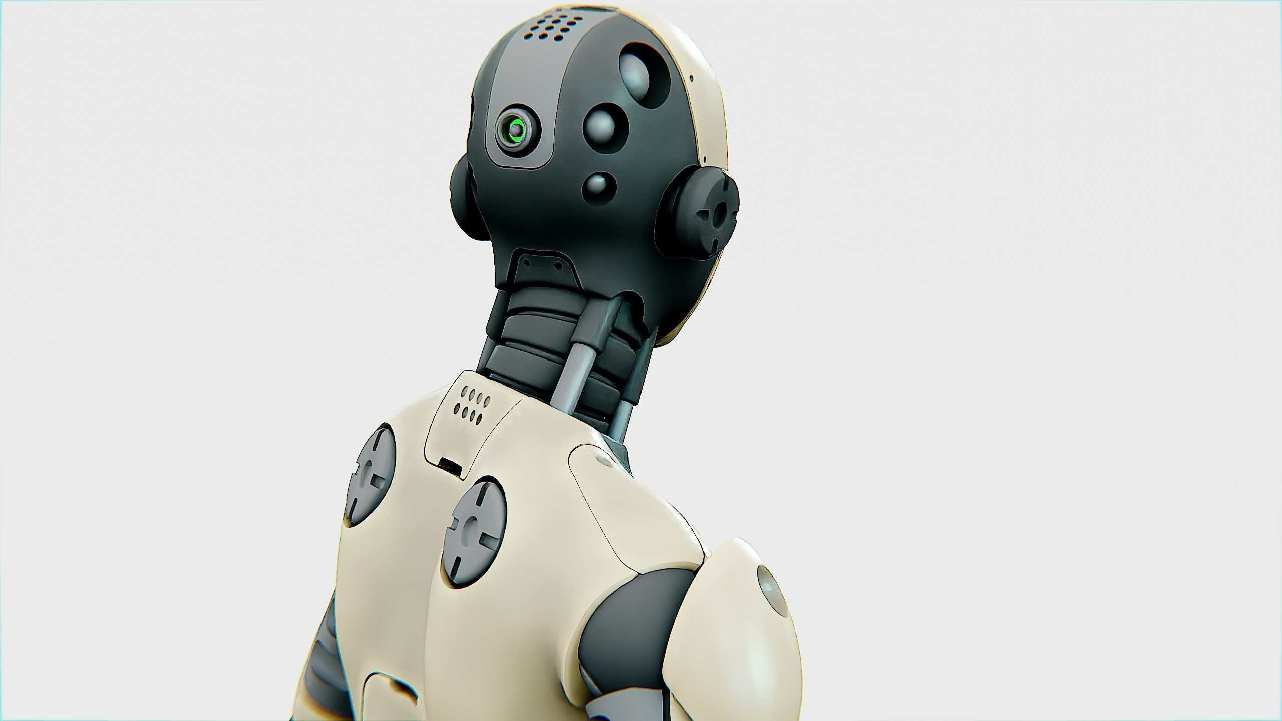 ANDROID M-3000  Rigged for Unreal Engine - Unity - MIXAMO  3D model_17