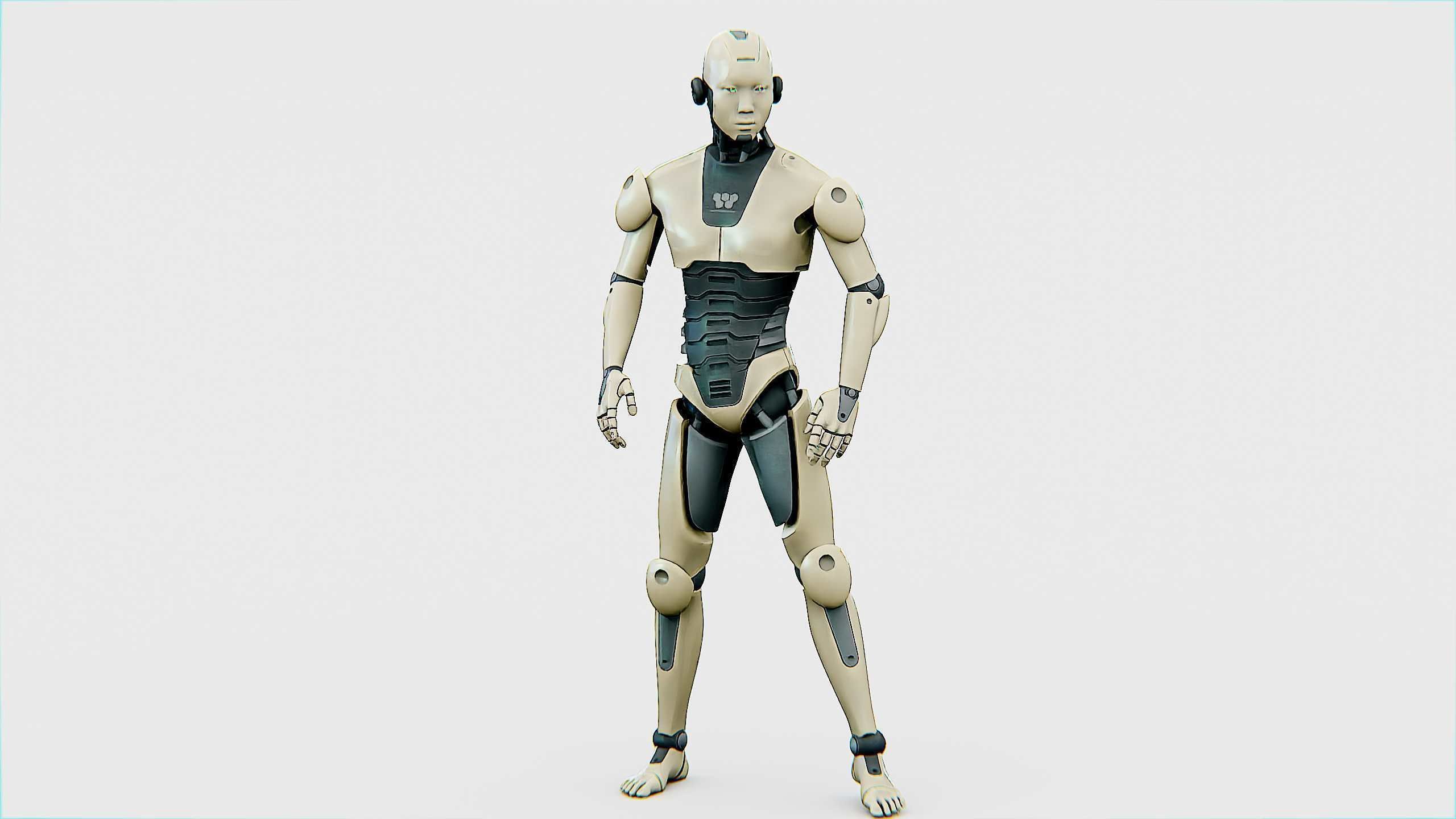 ANDROID M-3000  Rigged for Unreal Engine - Unity - MIXAMO  3D model_13