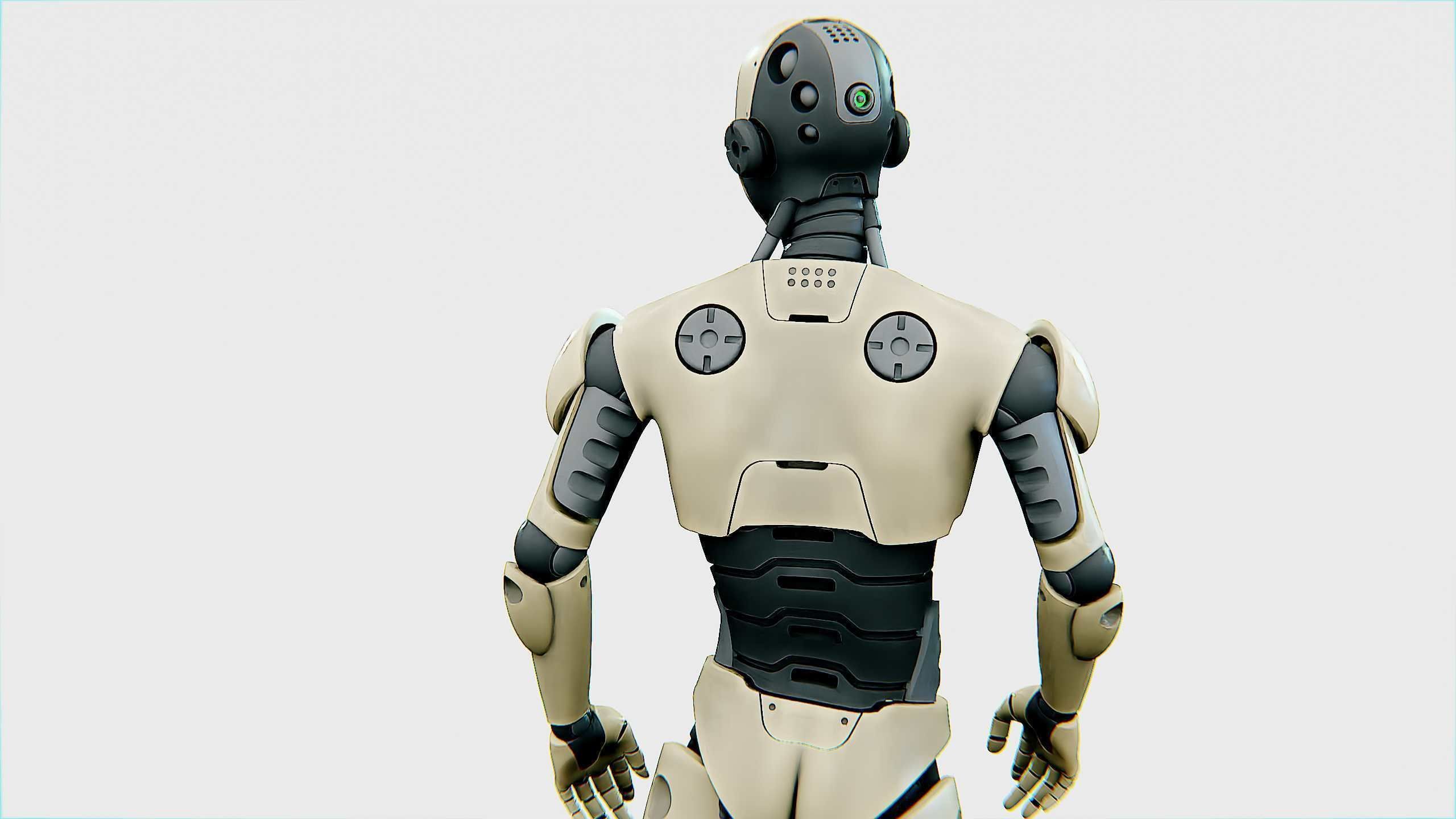 ANDROID M-3000  Rigged for Unreal Engine - Unity - MIXAMO  3D model_6