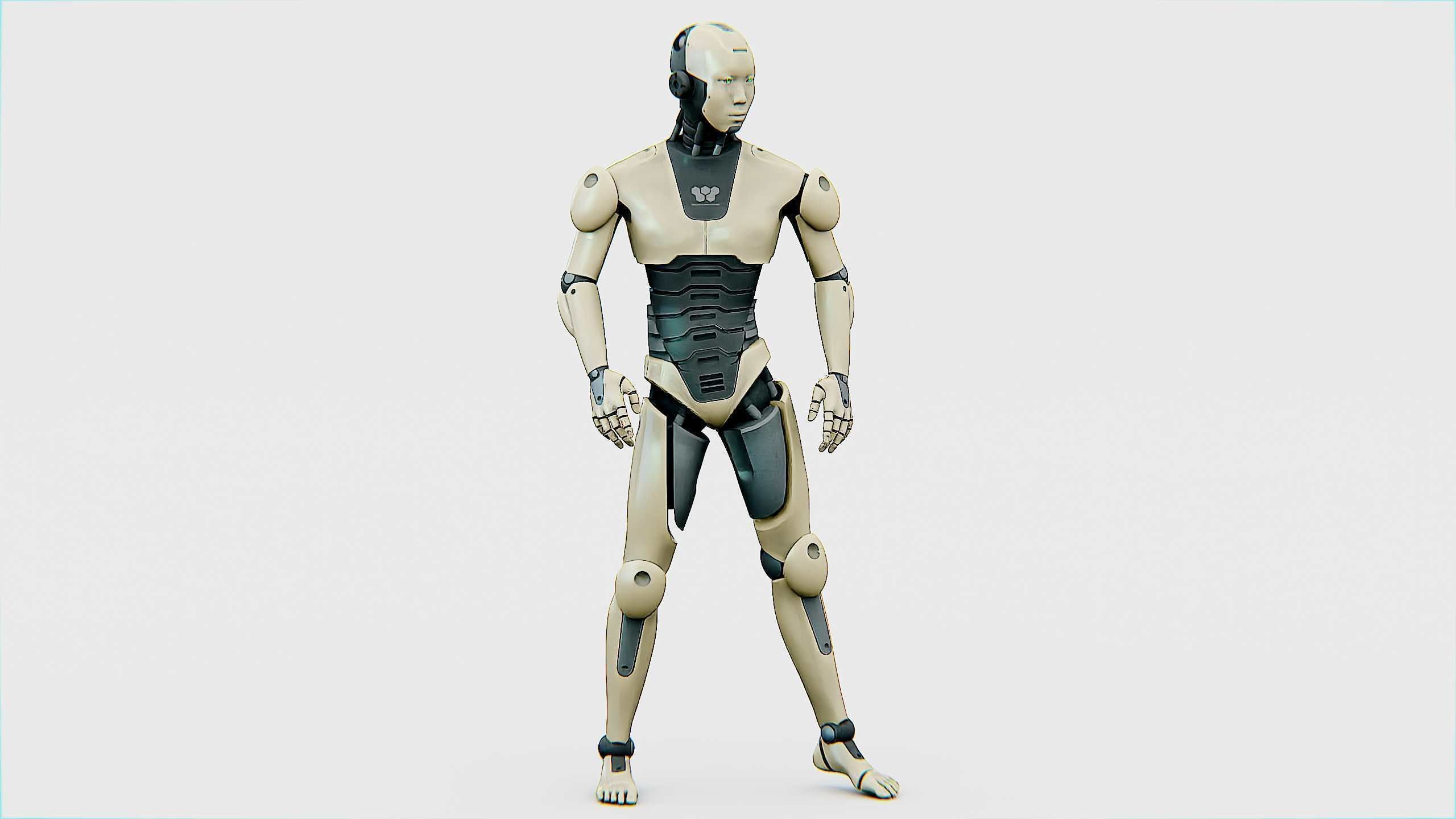 ANDROID M-3000  Rigged for Unreal Engine - Unity - MIXAMO  3D model_12