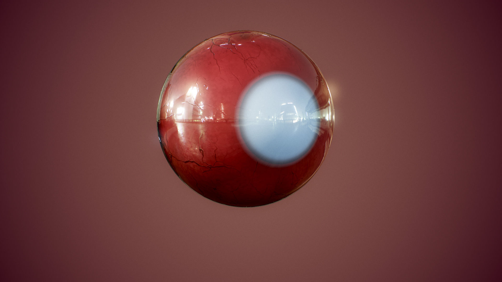 18 Eyes of Monsters and Zombies Low-poly 3D model_15