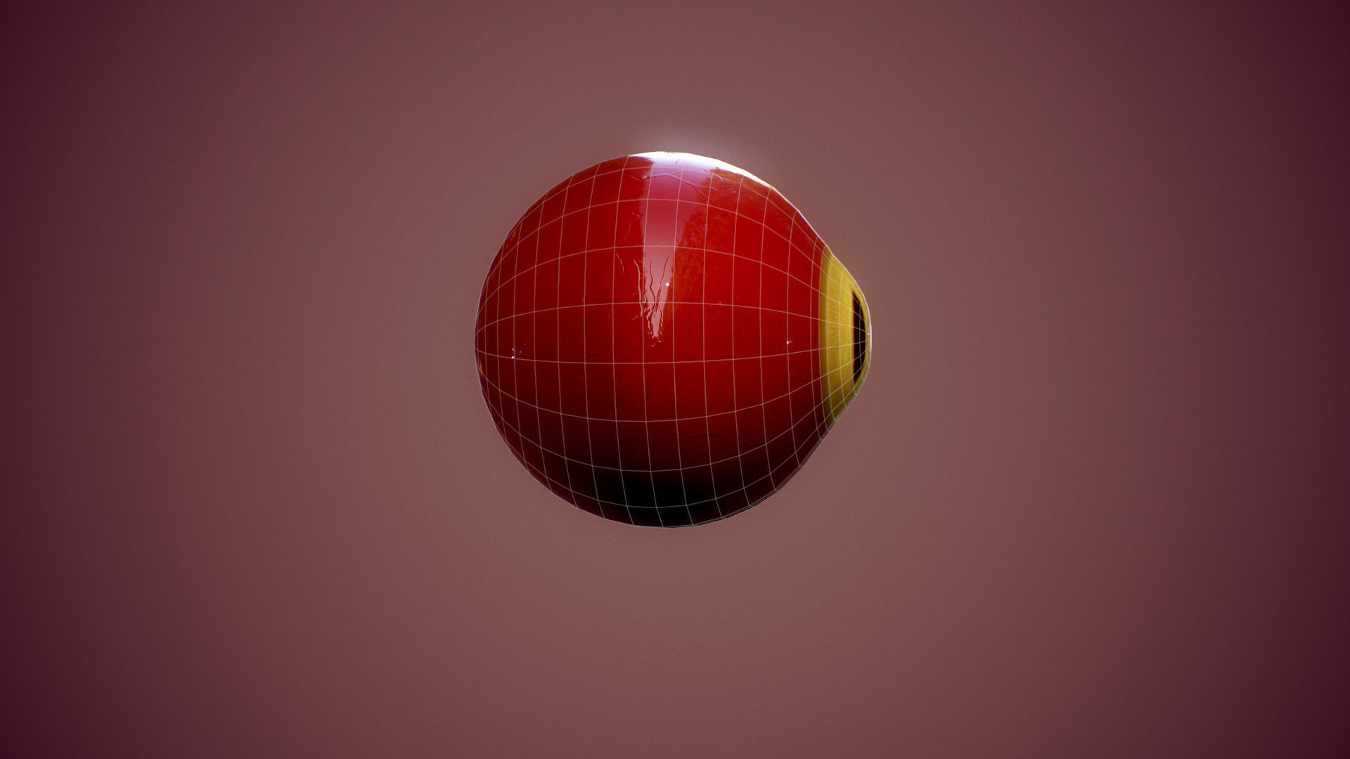 18 Eyes of Monsters and Zombies Low-poly 3D model_19