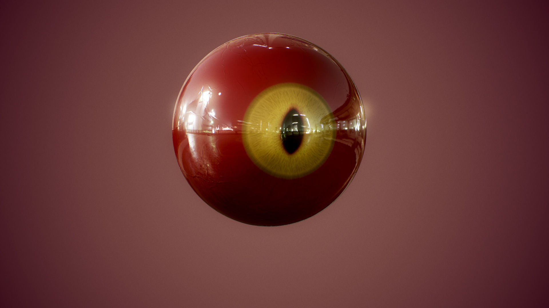 18 Eyes of Monsters and Zombies Low-poly 3D model_12