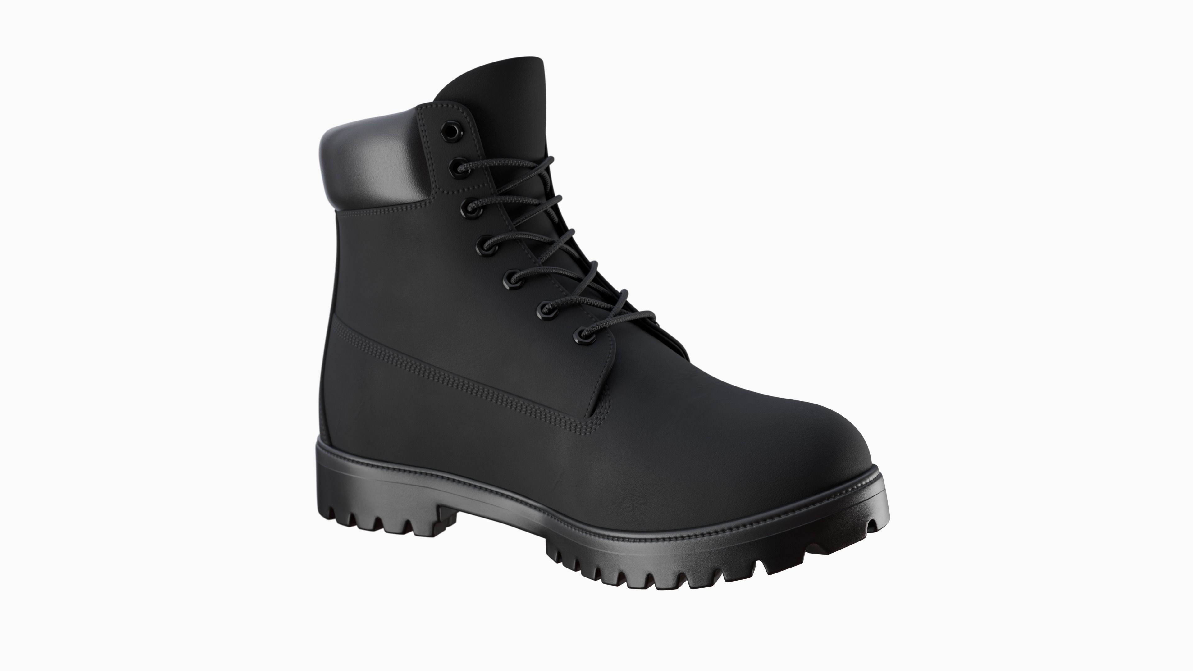 Timberland boots Low-poly 3D model_73