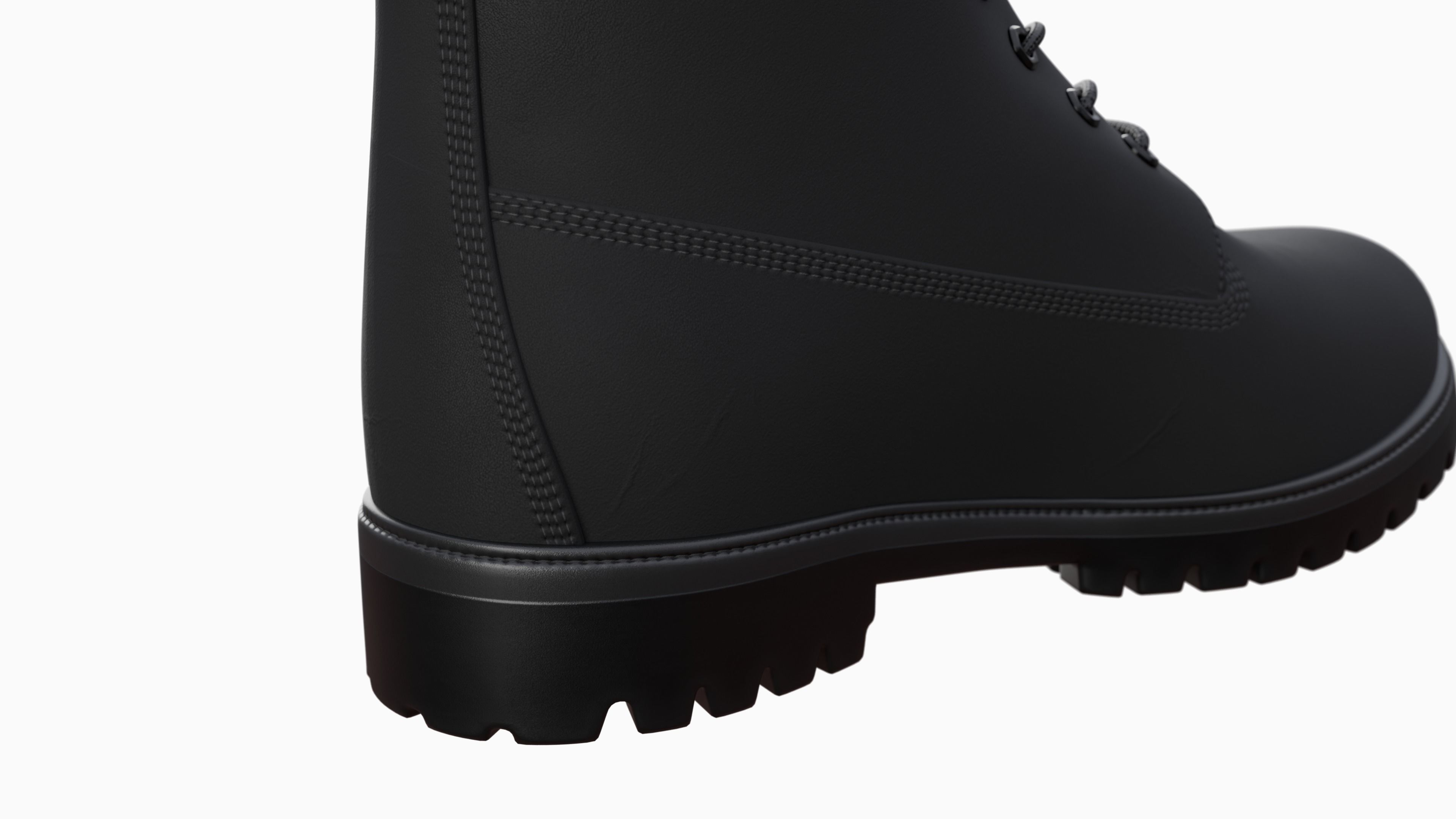 Timberland boots Low-poly 3D model_79