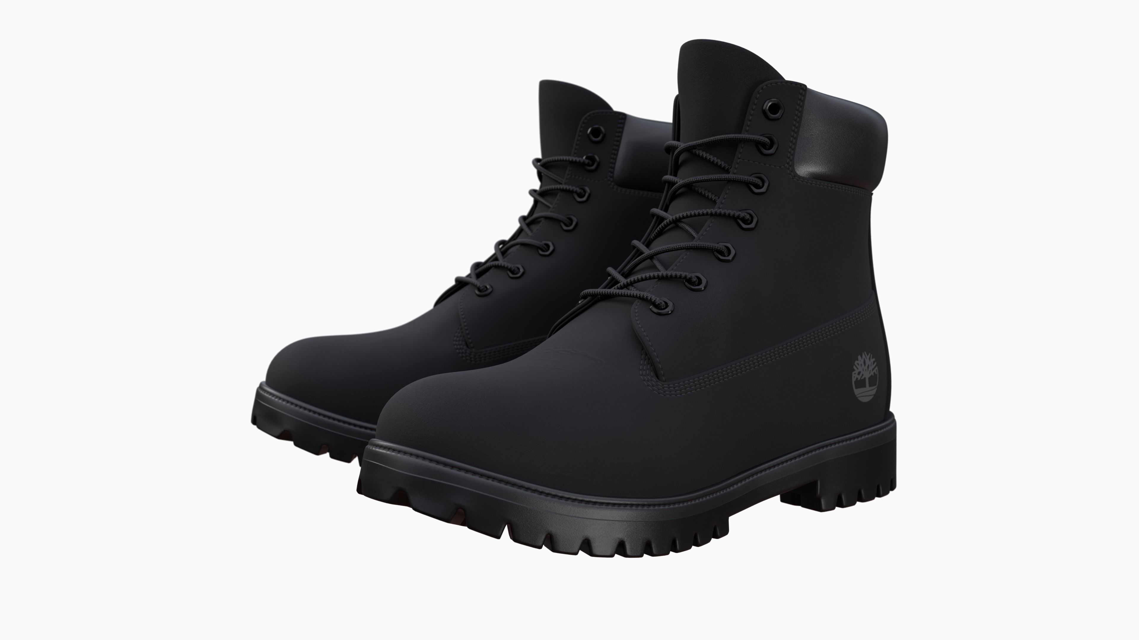 Timberland boots Low-poly 3D model_84