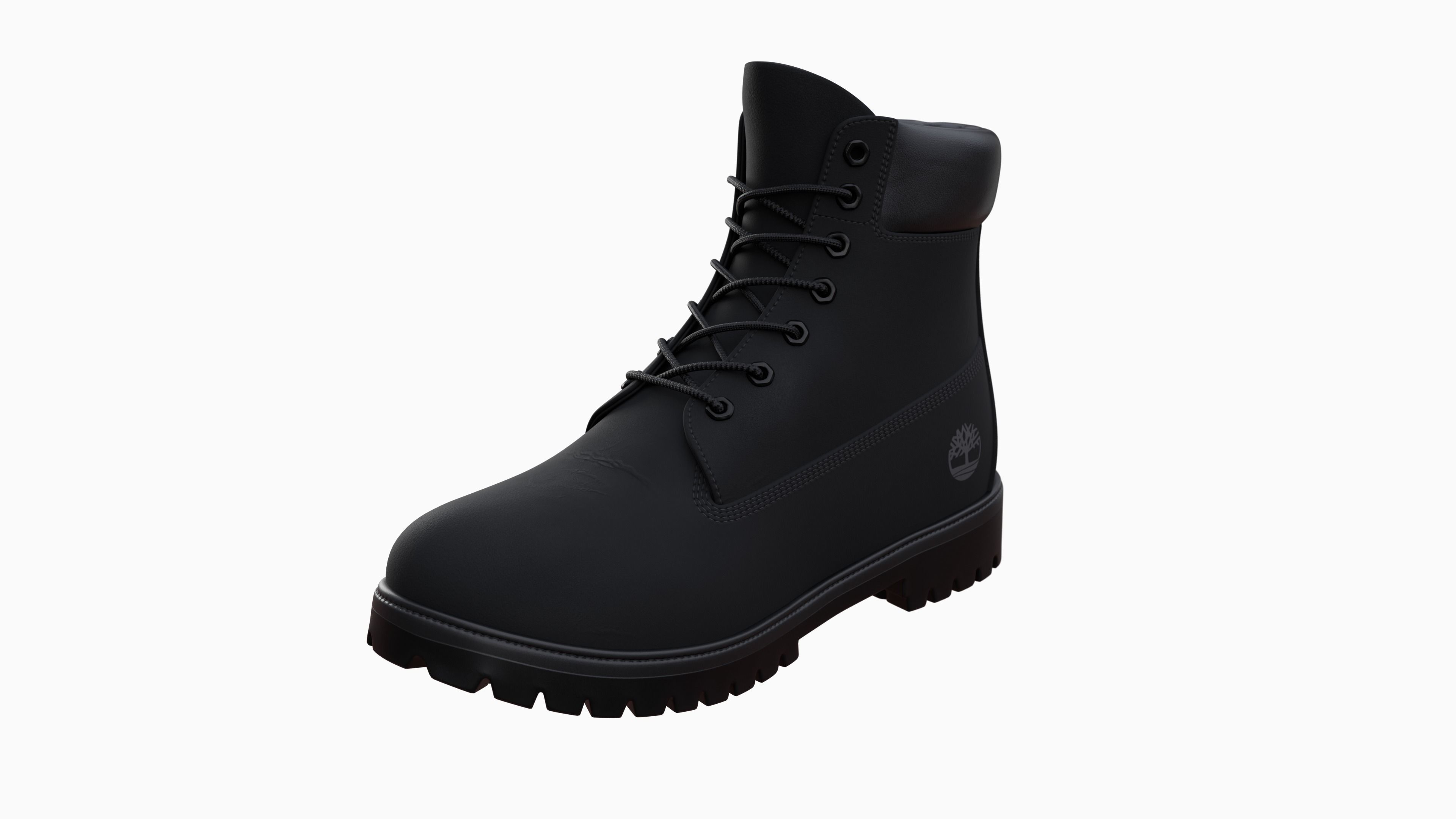 Timberland boots Low-poly 3D model_71