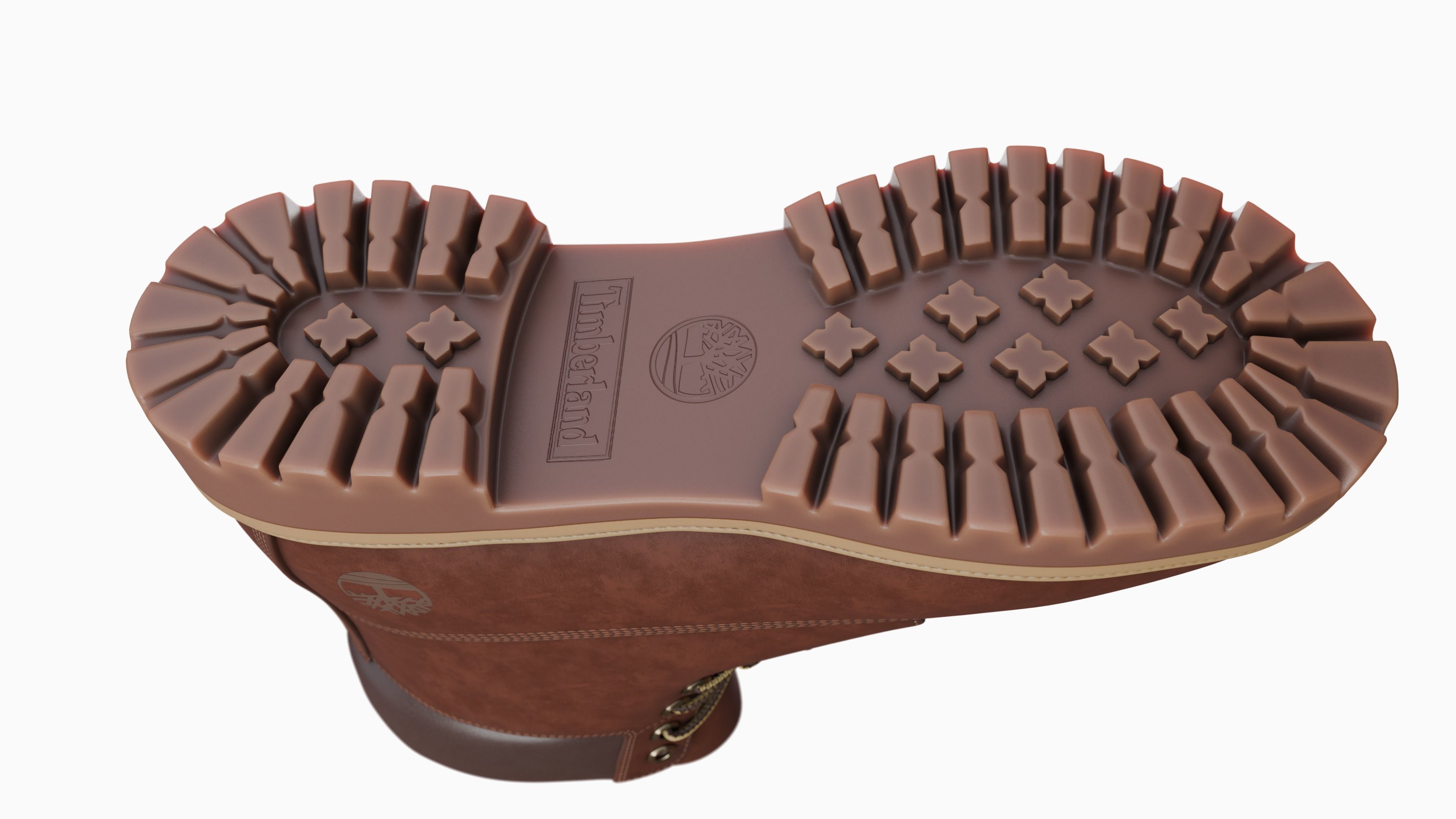 Timberland boots Low-poly 3D model_65