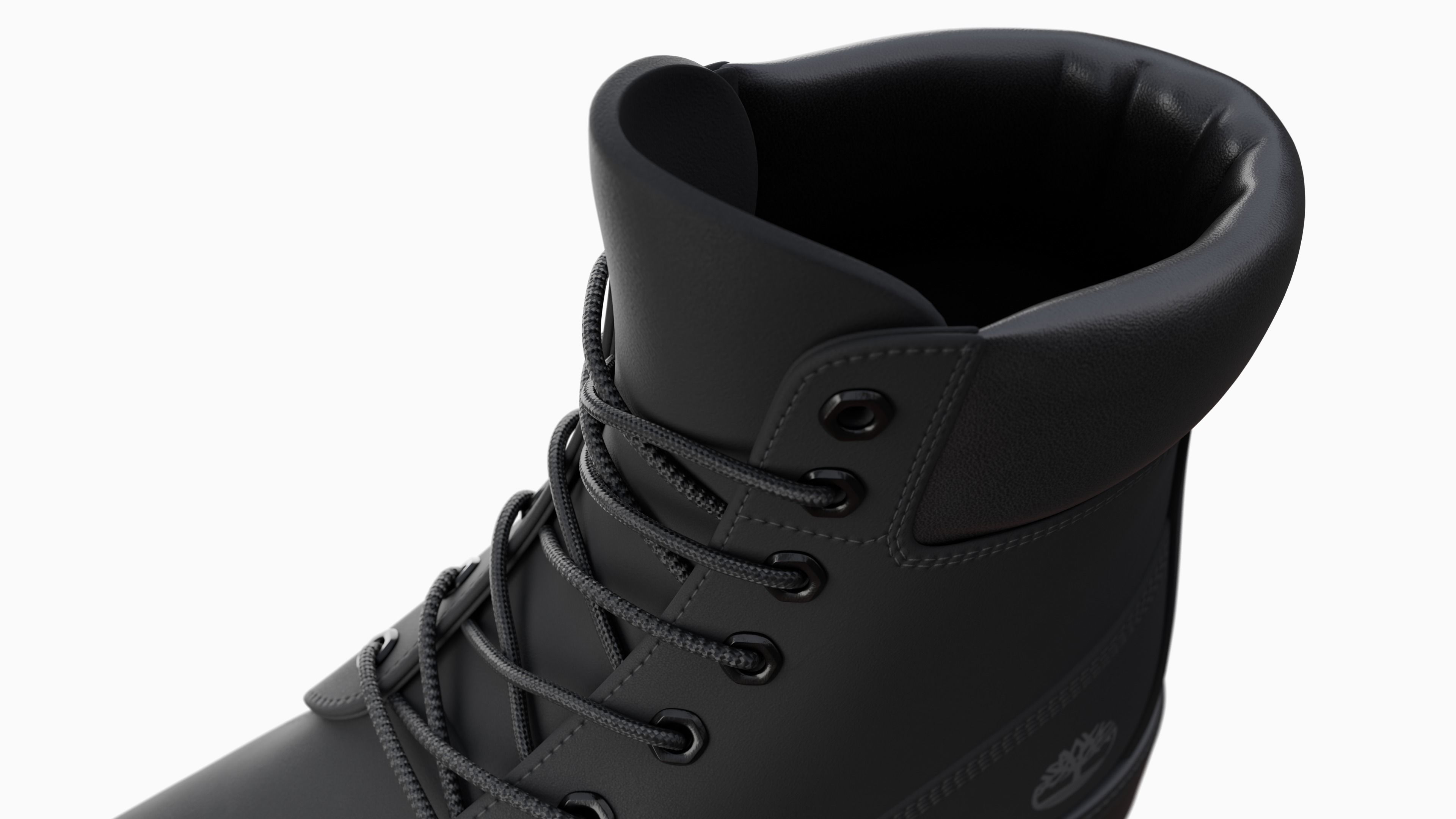 Timberland boots Low-poly 3D model_83