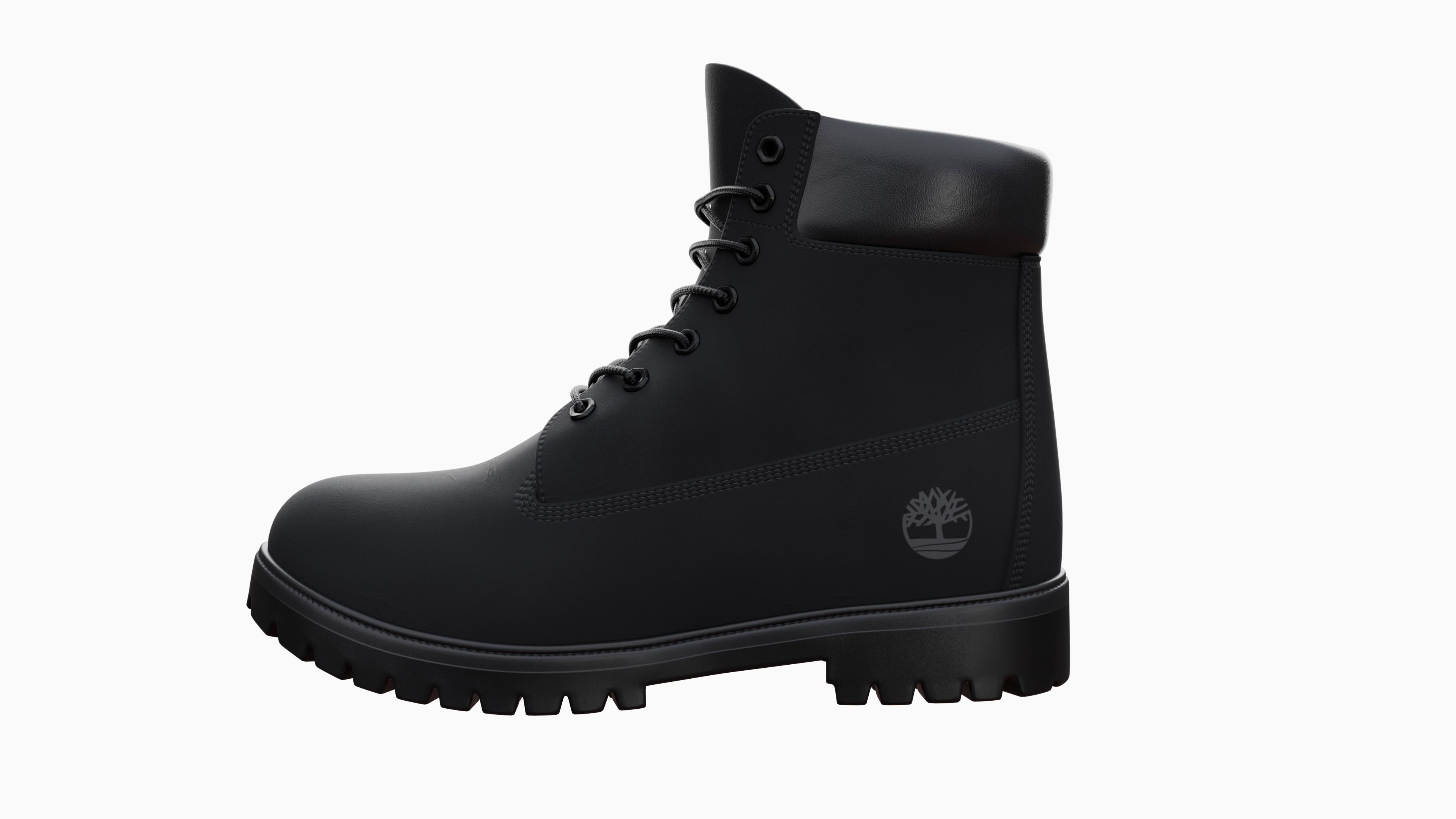 Timberland boots Low-poly 3D model_74