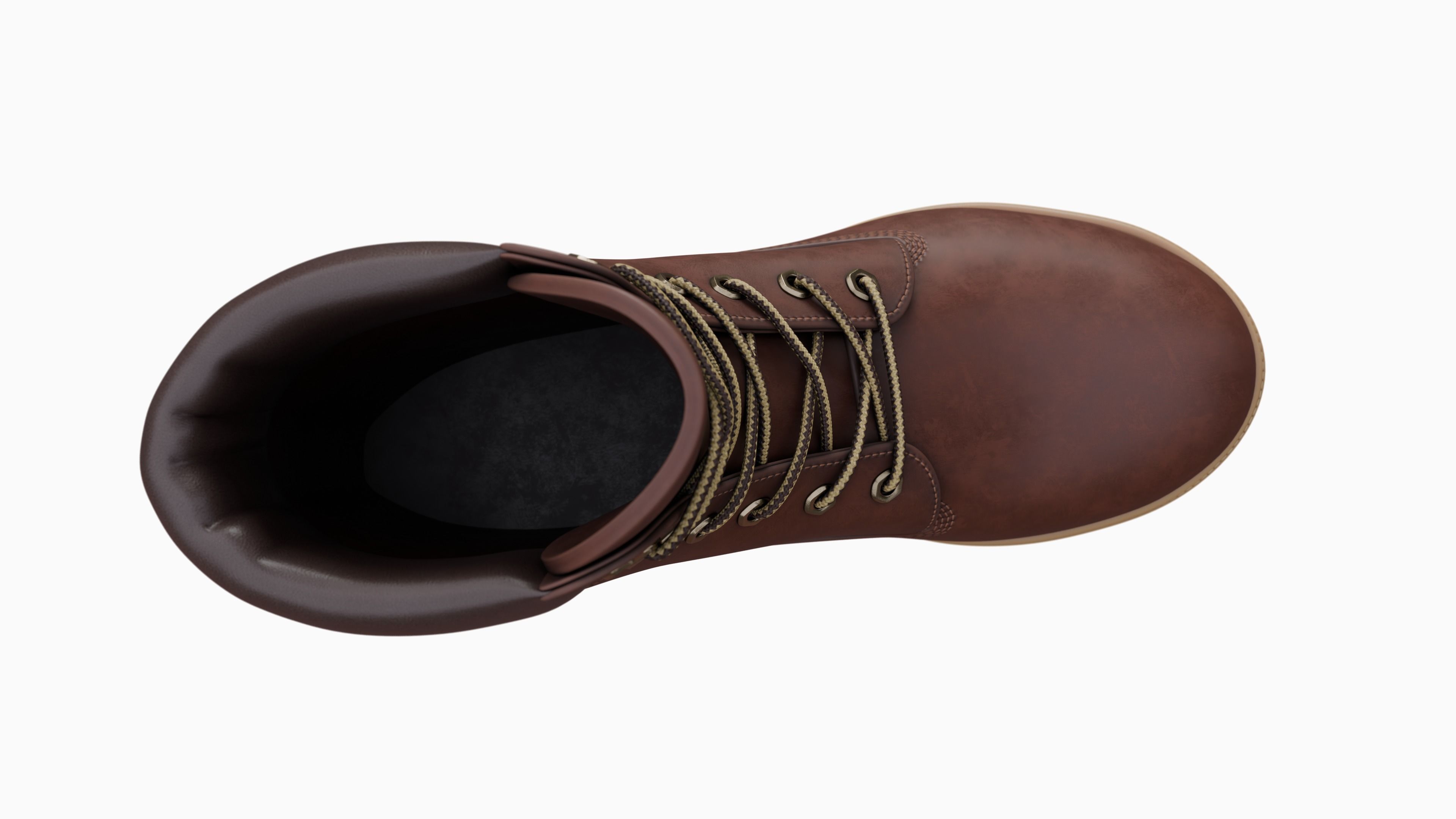 Timberland boots Low-poly 3D model_61