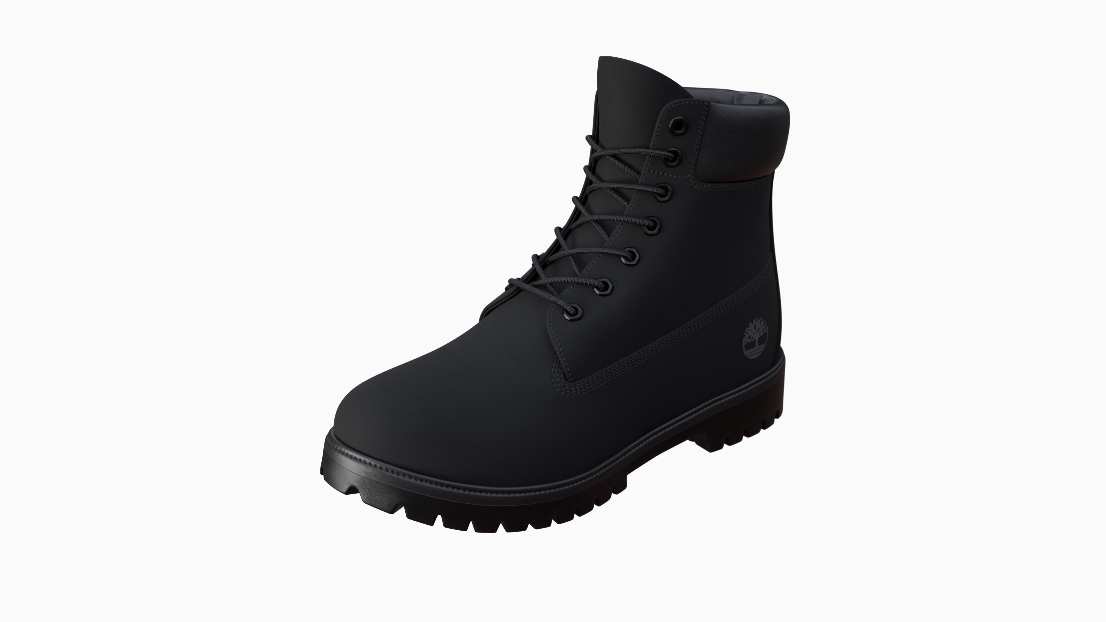 Timberland boots Low-poly 3D model_70