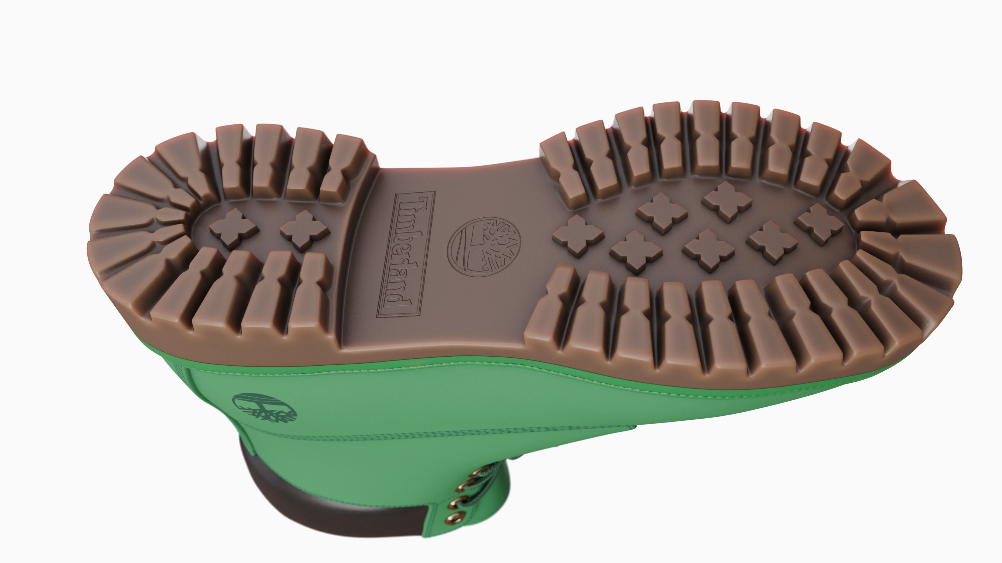 Timberland boots Low-poly 3D model_45