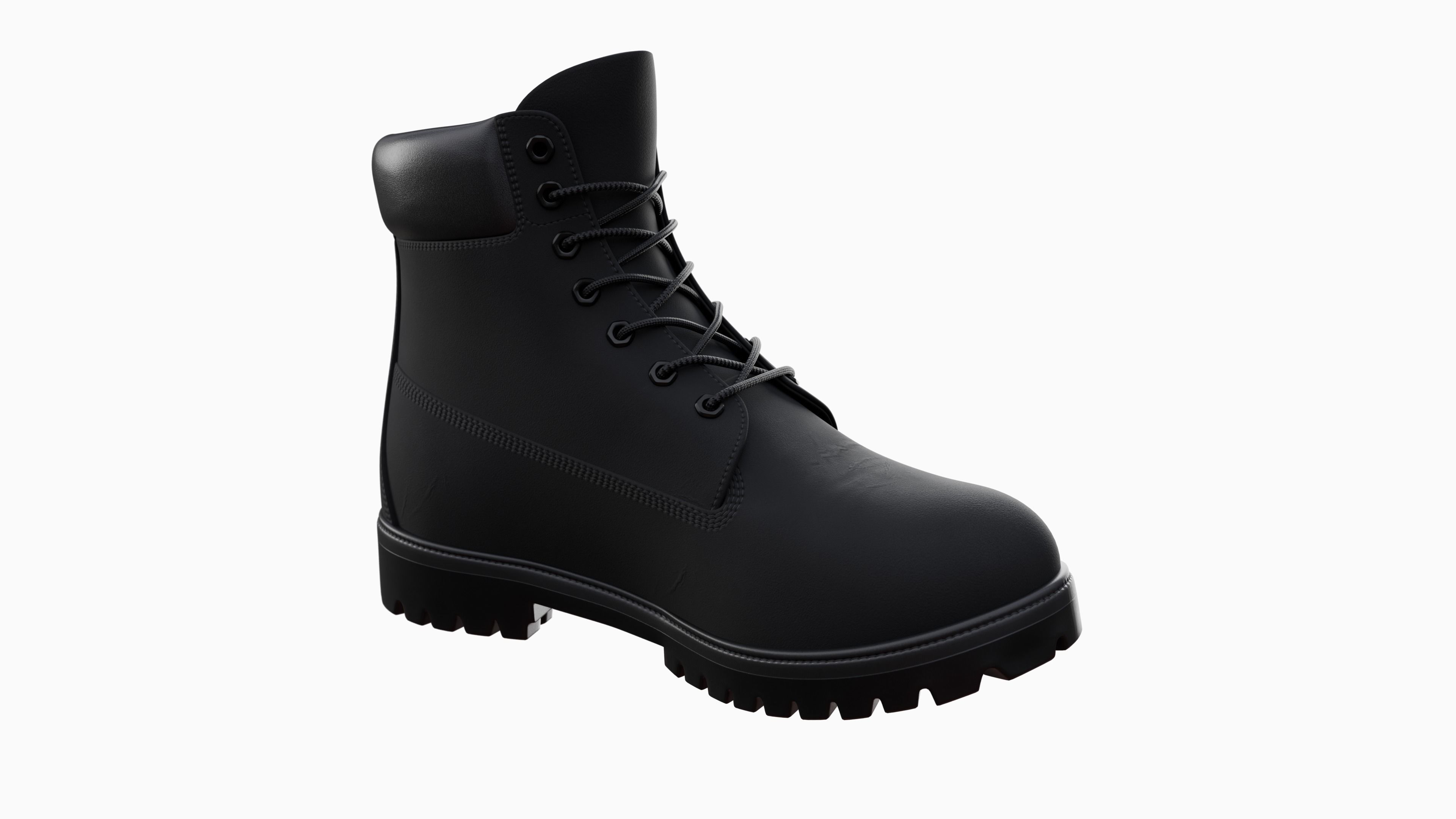 Timberland boots Low-poly 3D model_72