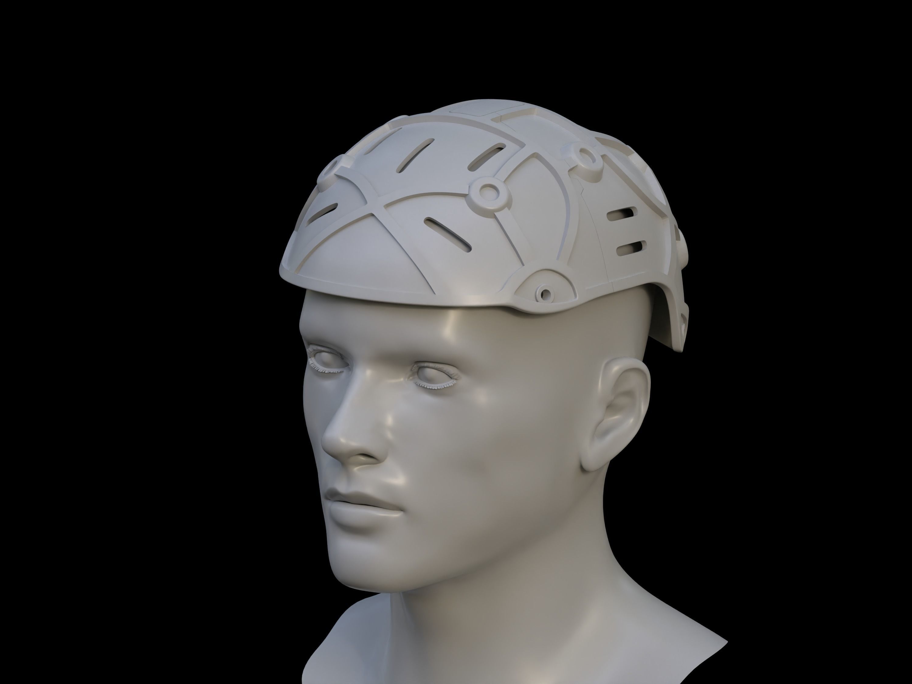 Pro Series MK V helmet 3d print file 3D print model_5