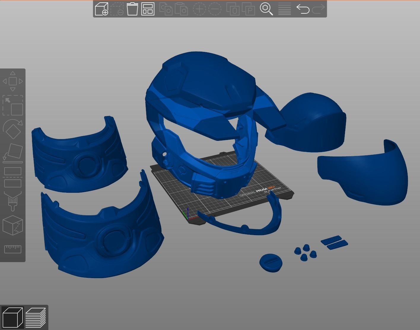 Pro Series MK V helmet 3d print file 3D print model_7