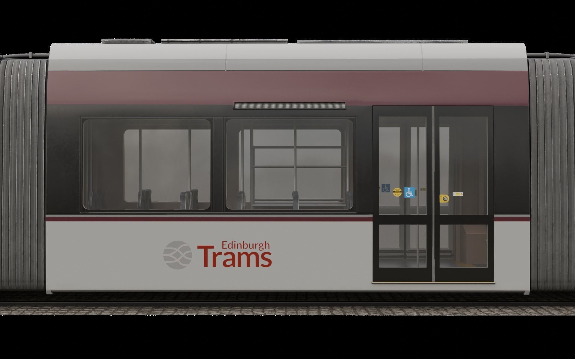 CAF Urbos 3 Low-poly 3D model_6