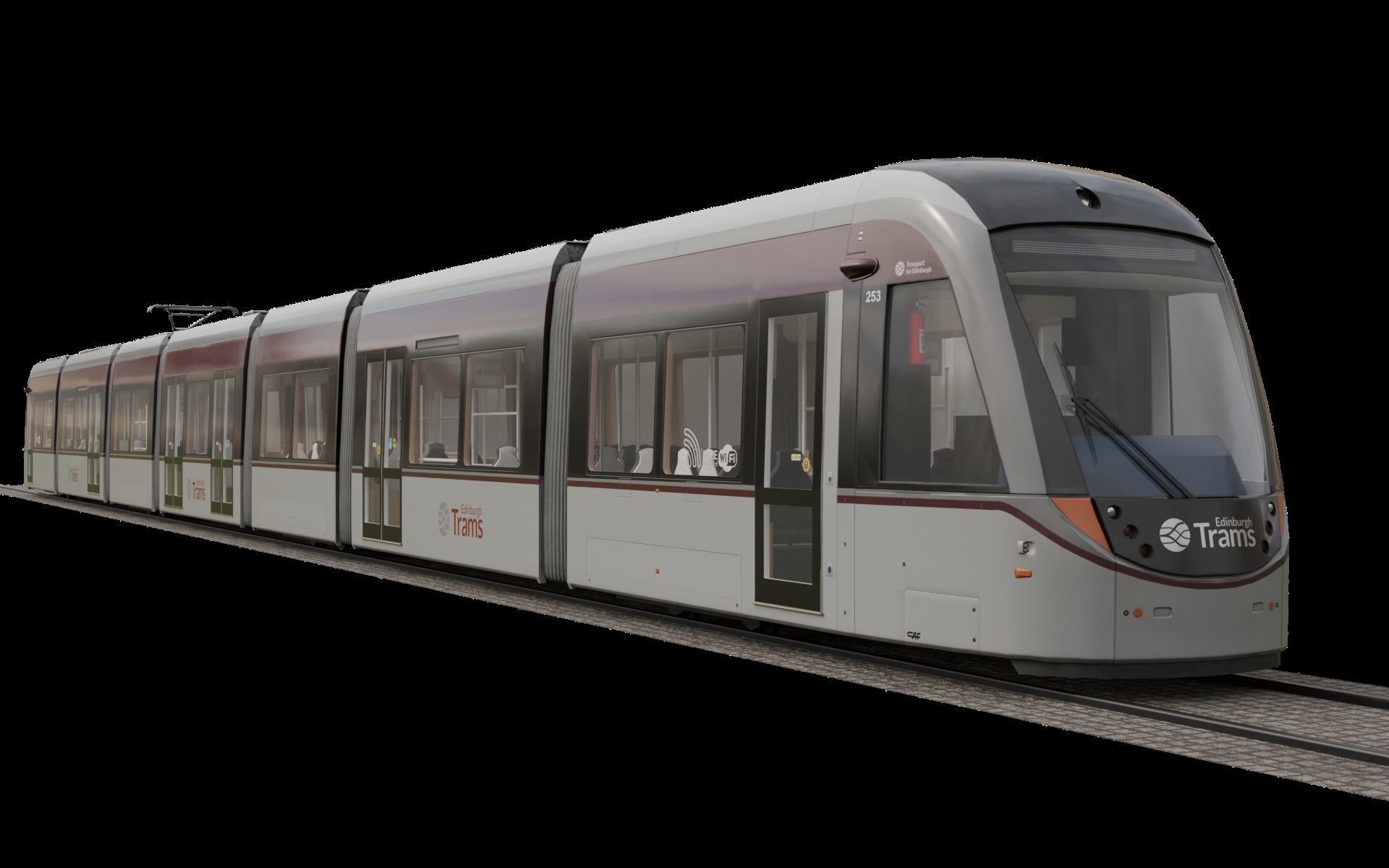 CAF Urbos 3 Low-poly 3D model_1