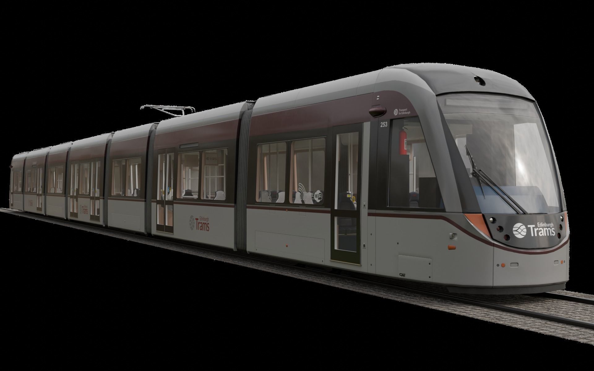 CAF Urbos 3 Low-poly 3D model_2
